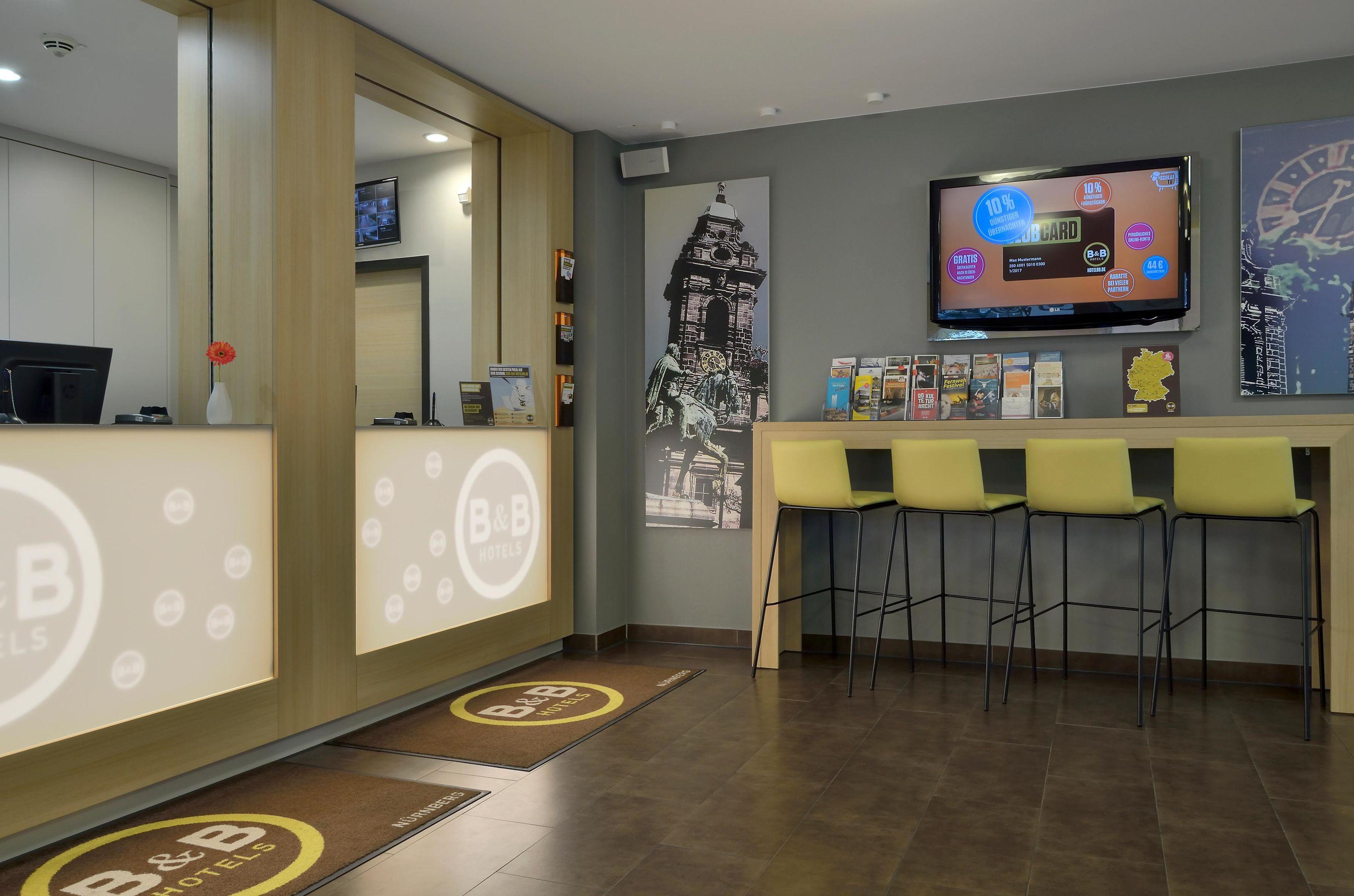 Vista Lobby B&B Hotel Nürnberg-City