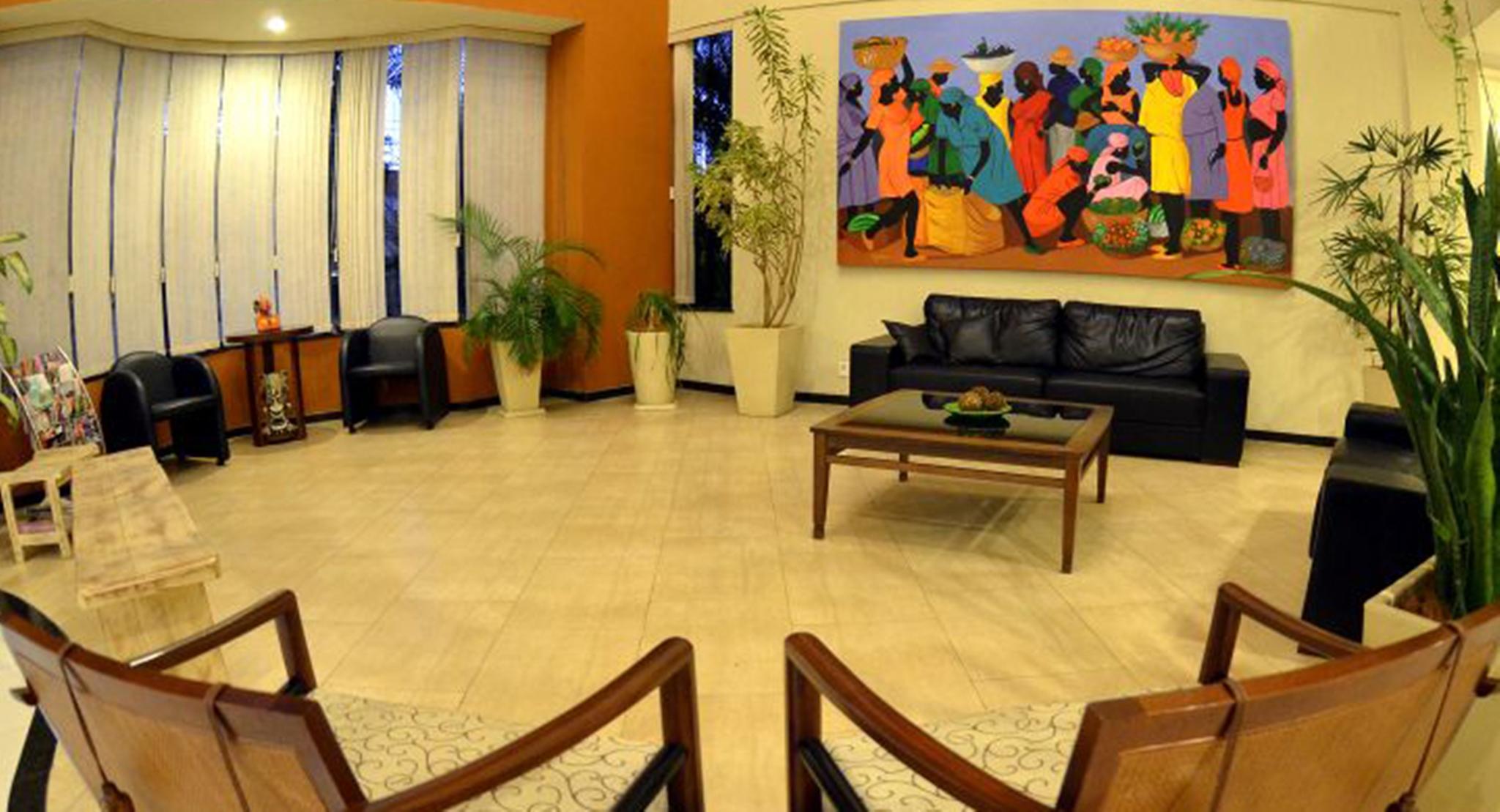 Vista Lobby Sandrin Praia Hotel