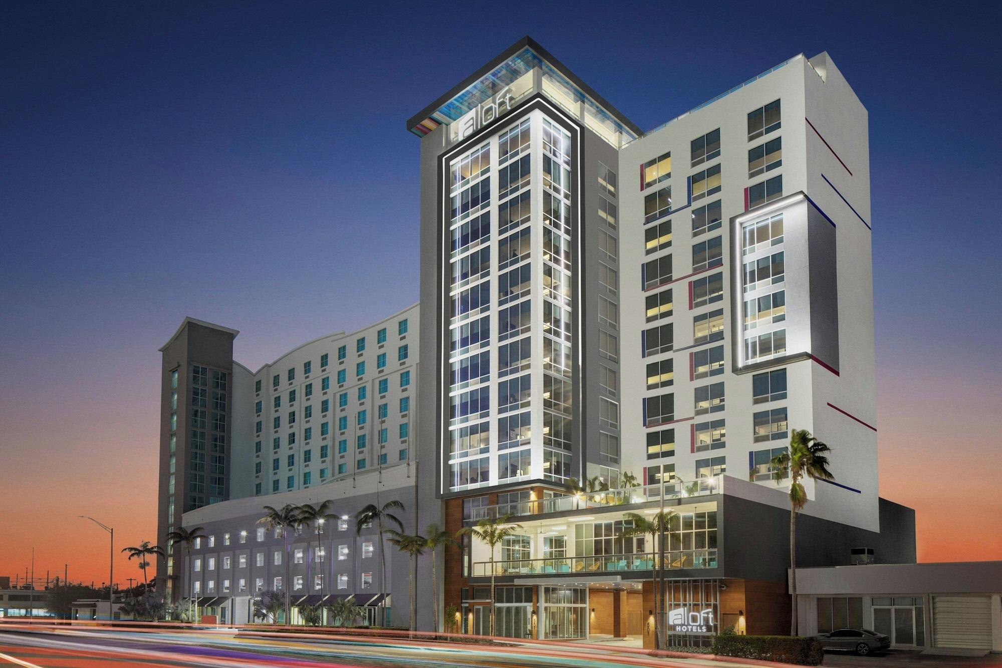 Vista Exterior Aloft Fort Lauderdale Airport & Cruise Port