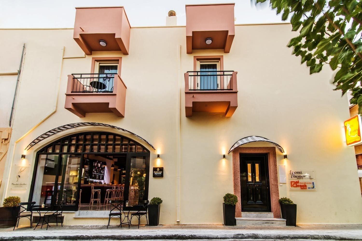 Vista Exterior Polydoros Hotel Apartments
