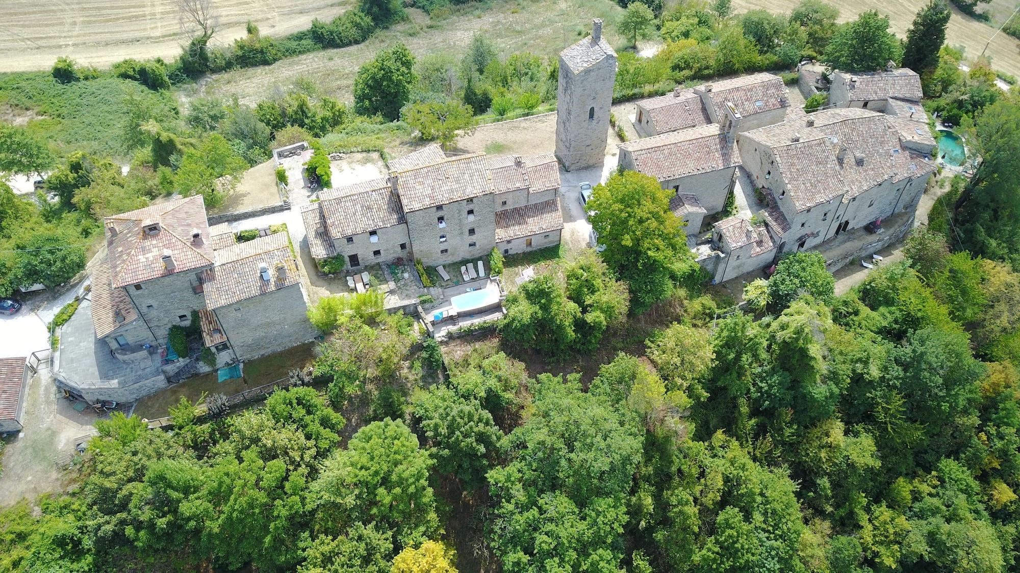Vista Exterior Agriturismo Castello della Pieve