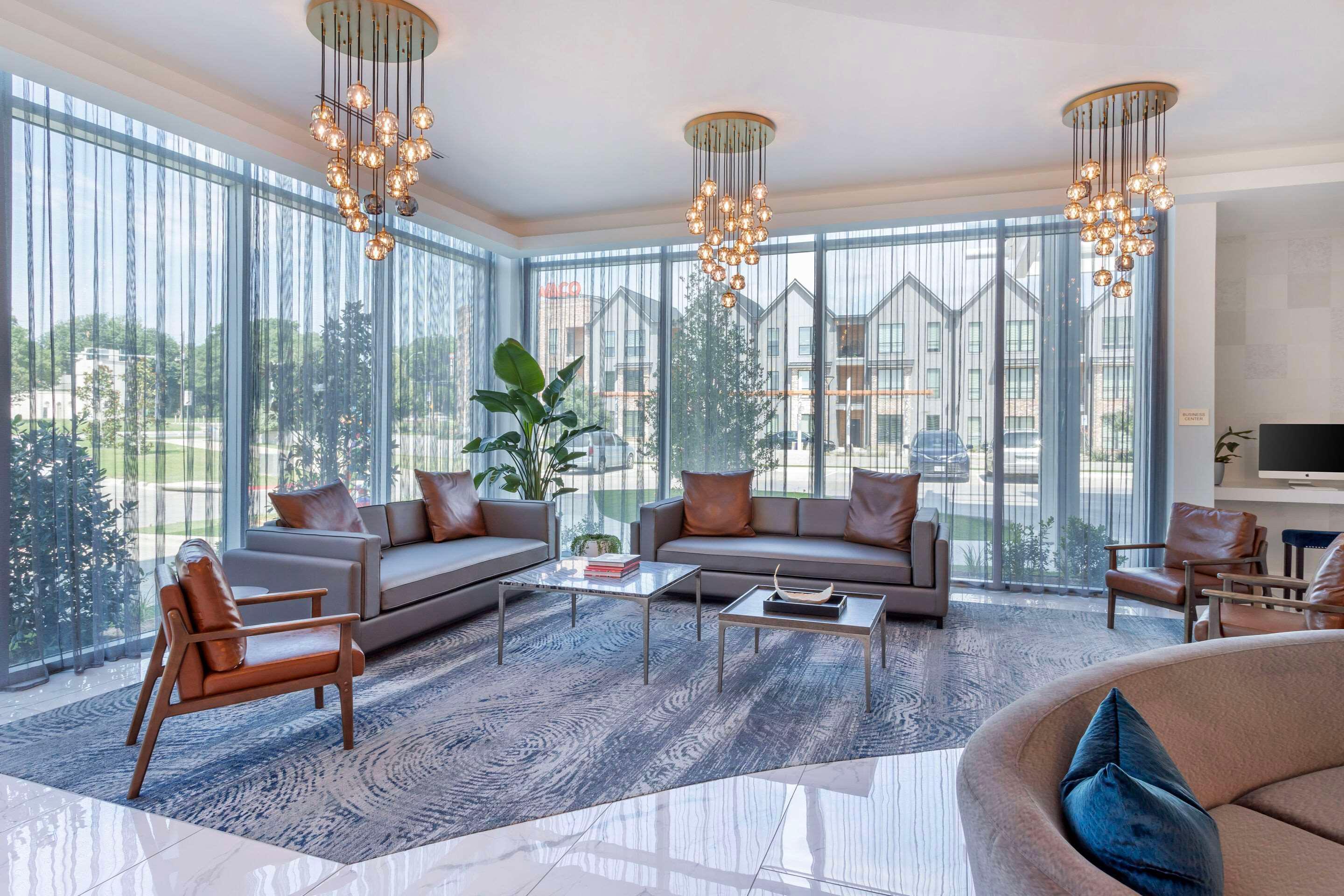 Vista Lobby Cambria Hotel Waco University Riverfront