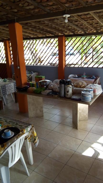 Área de desayuno Pousada Recanto do Amanhecer