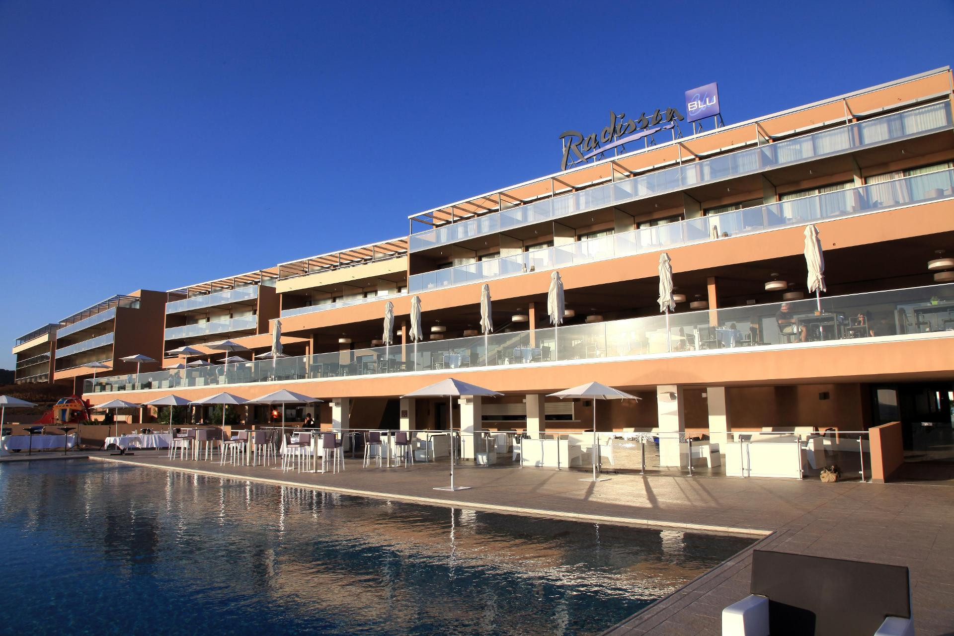 Vista Exterior Radisson Blu Resort & Spa Ajaccio Bay