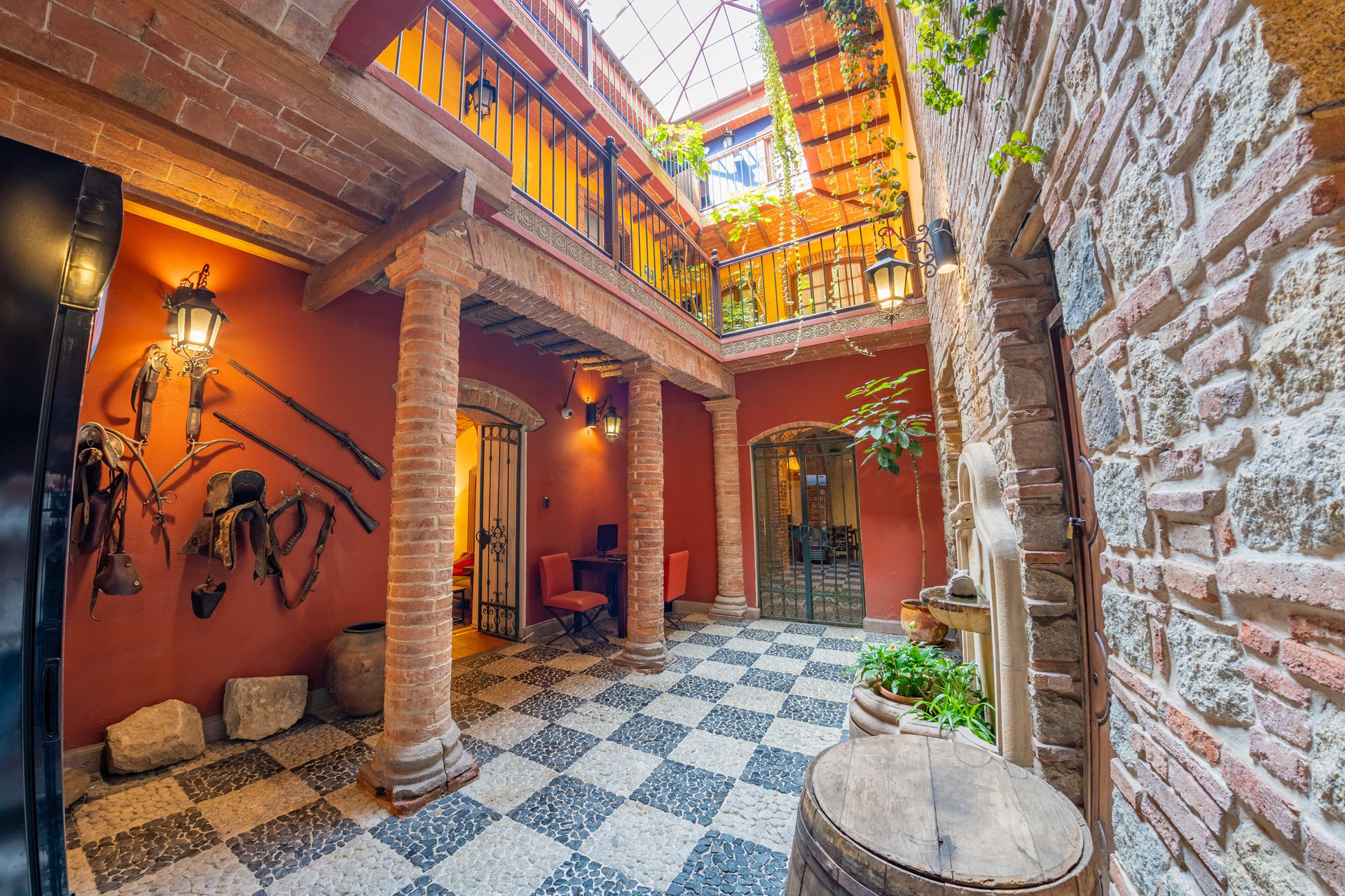 Vista Lobby La Casona Hotel Boutique