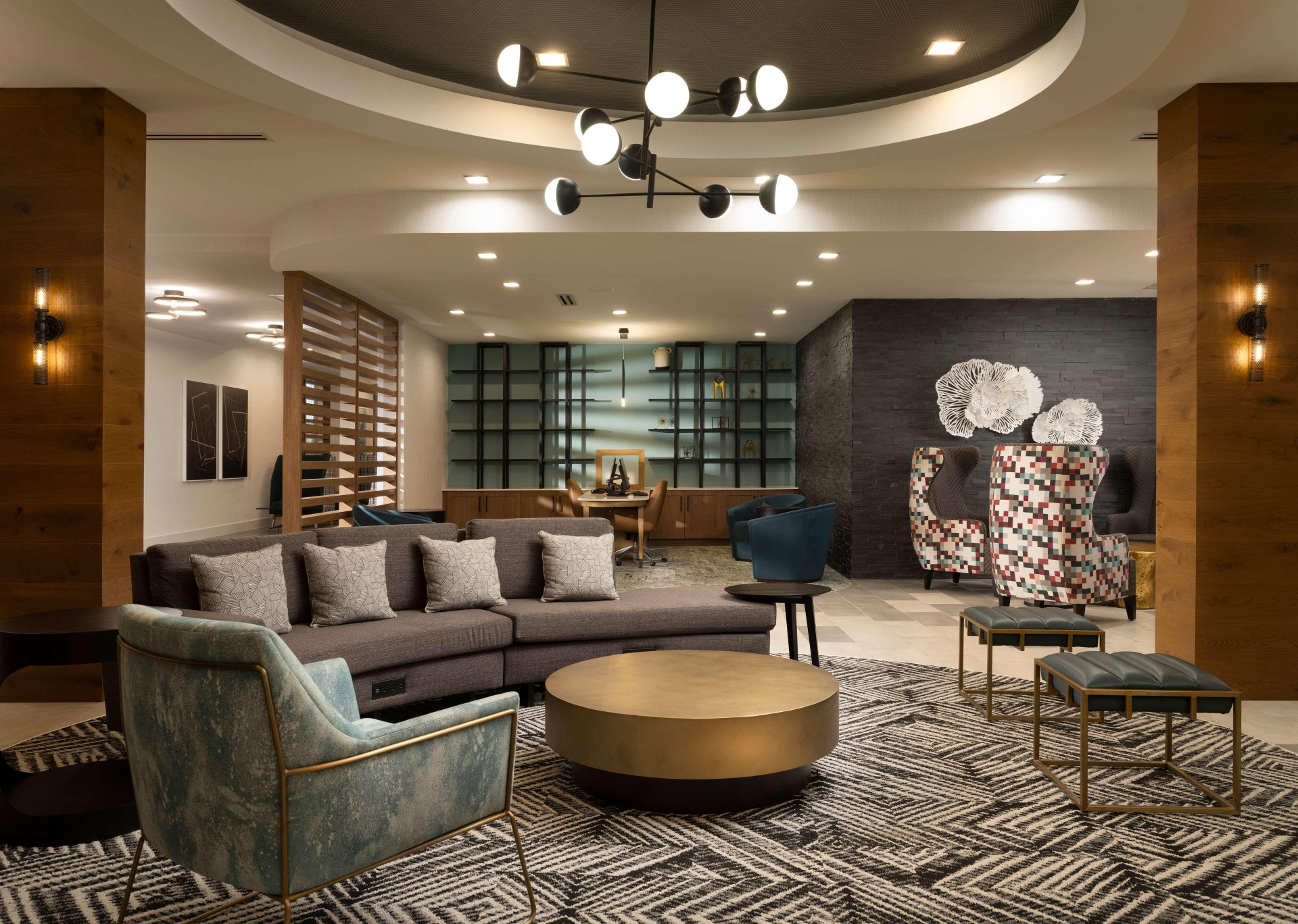 Vista Lobby Homewood Suites by Hilton Jackson Fondren Medical District