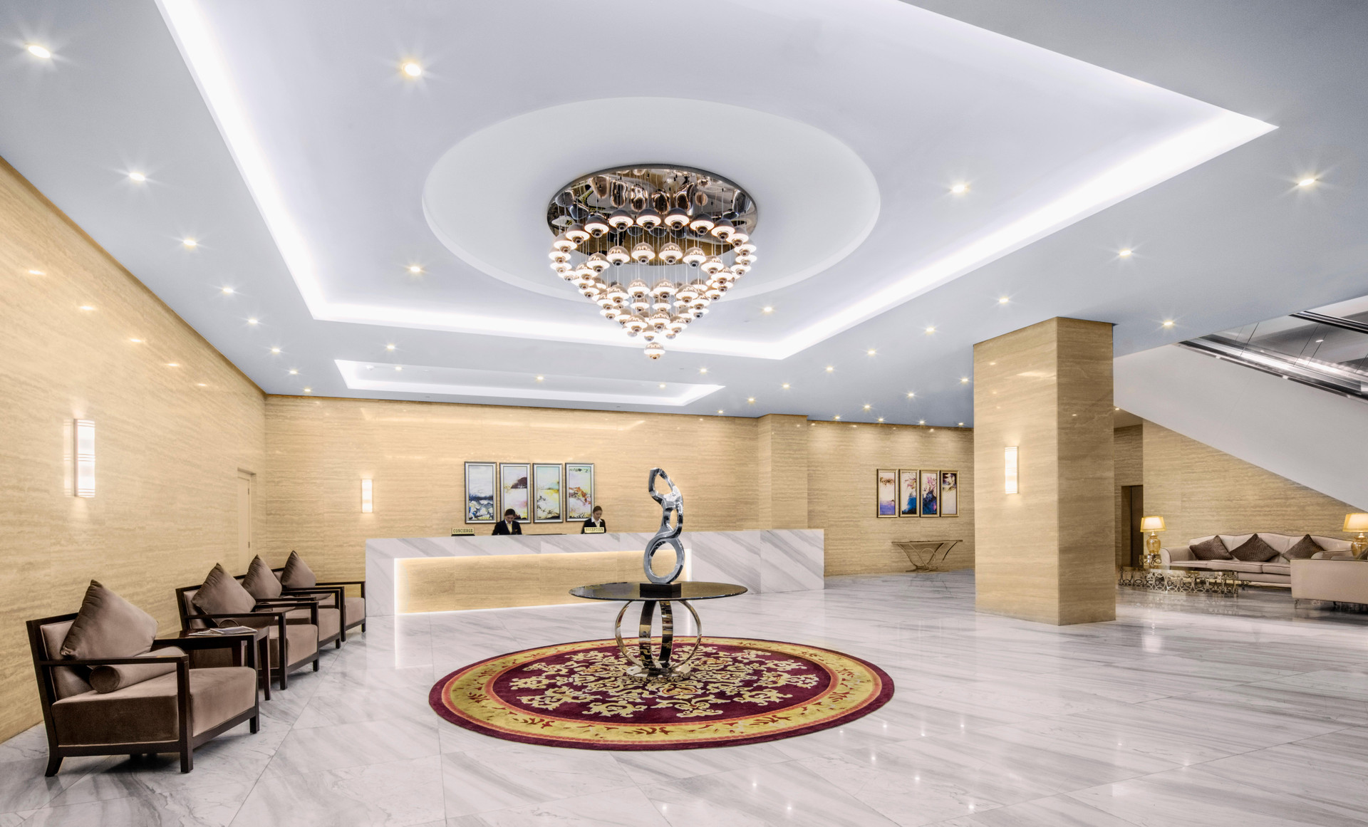Vista Lobby Golden Phoenix Hotel Manila