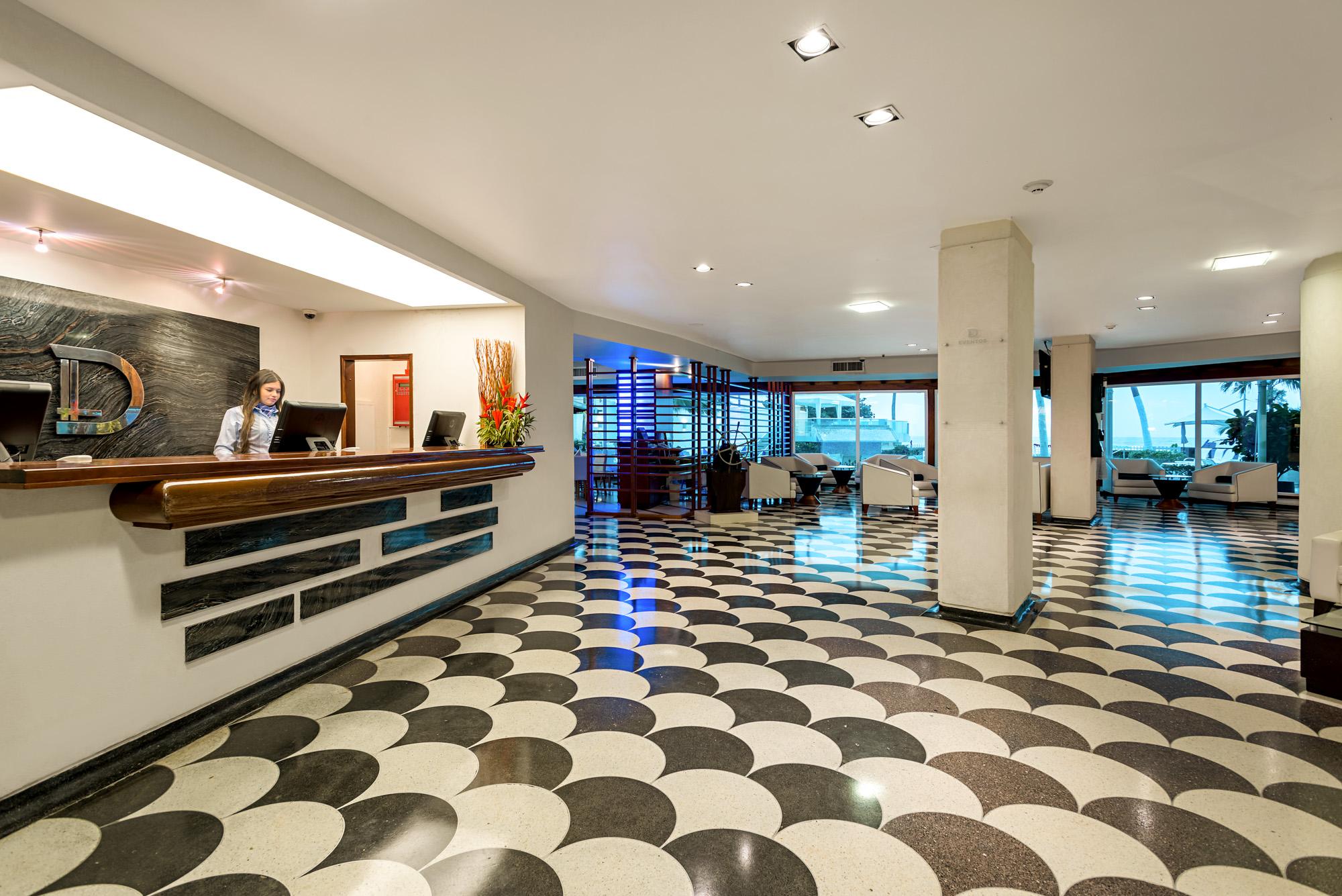 Vista Lobby Hotel Dann Cartagena