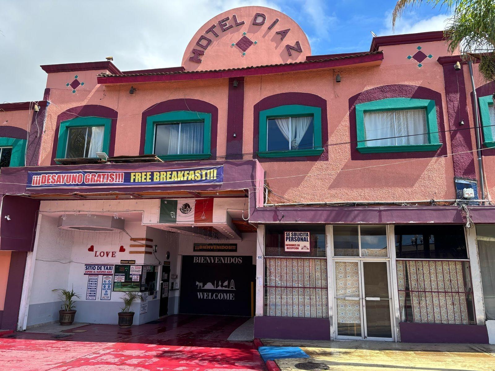 Vista Exterior Hotel Diaz