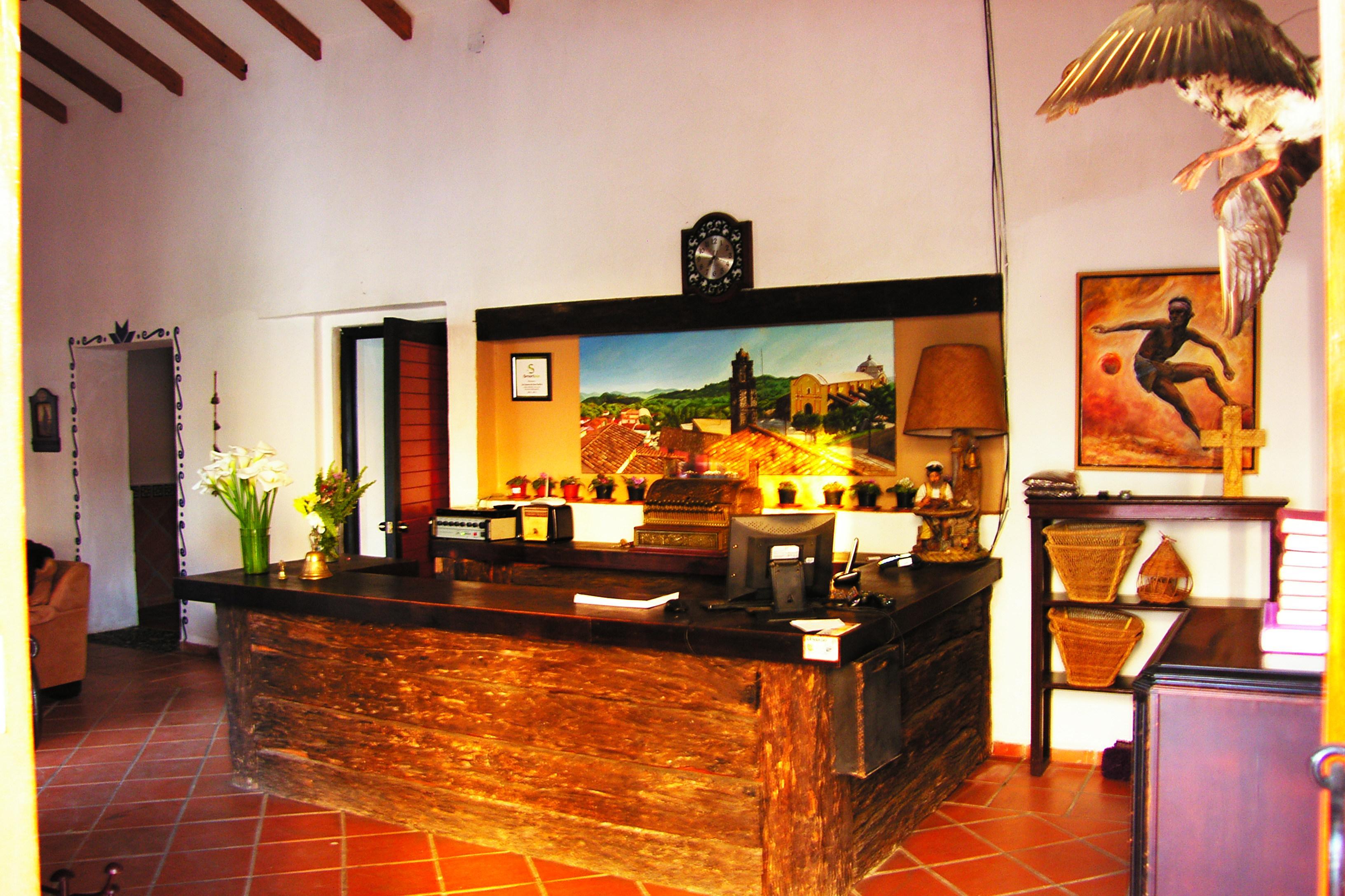 Vista Lobby La Casona De Don Porfirio