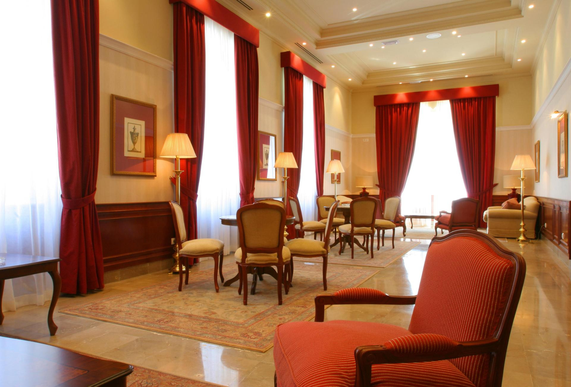 Vista Lobby Gran Hotel Pelayo