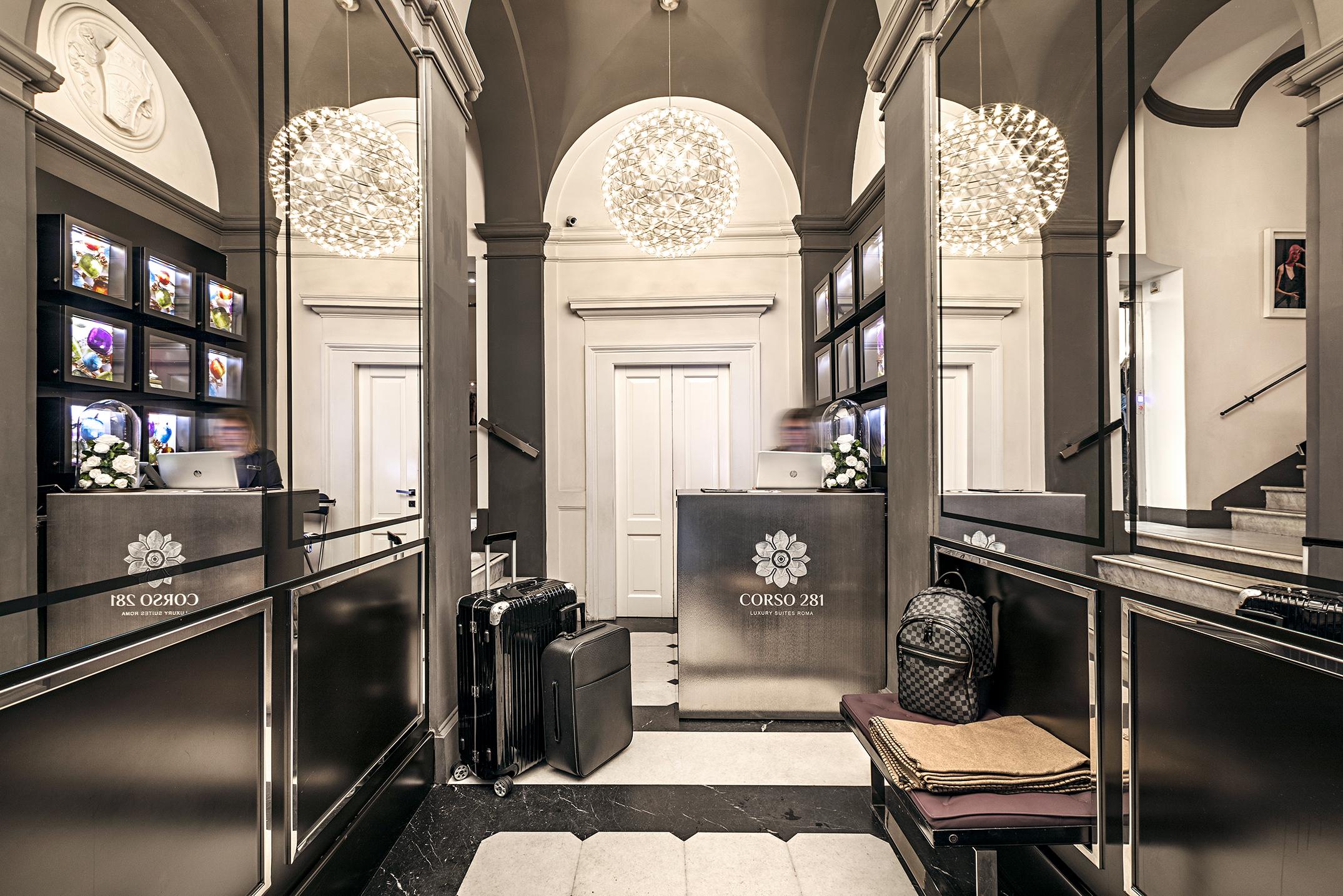 Vista Lobby Corso 281 Luxury Suites Roma