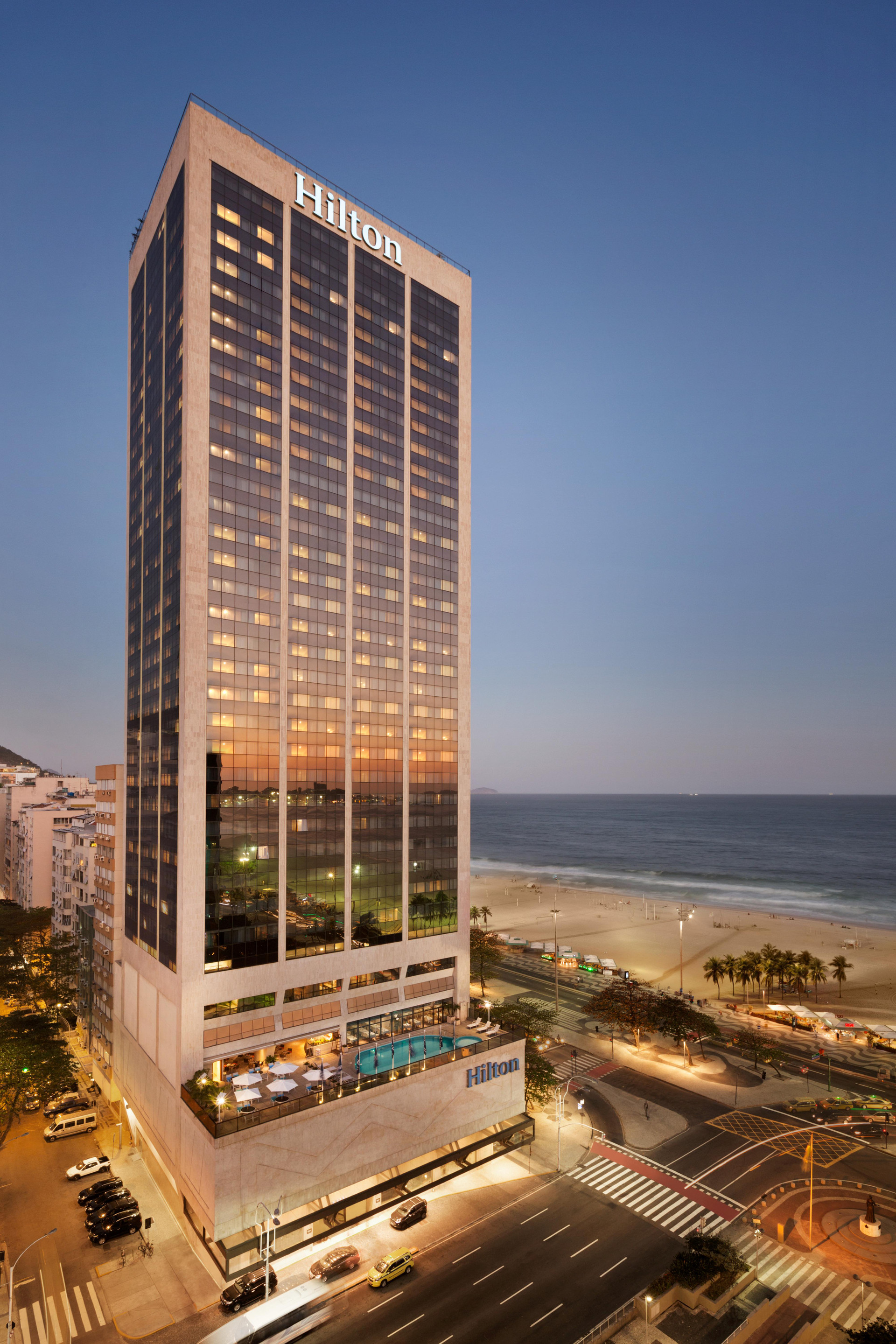 Vista Exterior Hilton Rio de Janeiro Copacabana