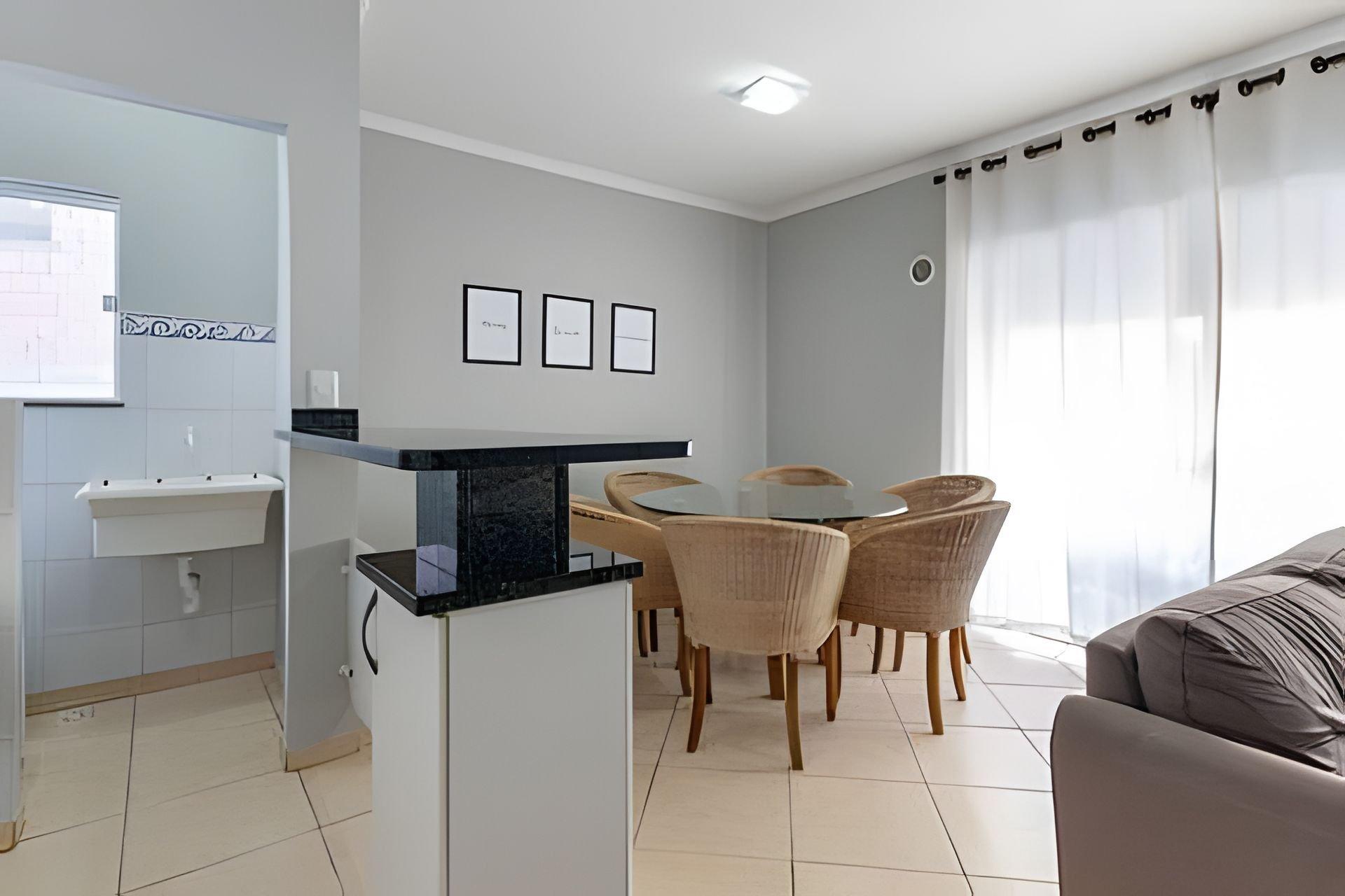 Zona de estar Excelente Apartamento 190m da Praia de bombinhas -