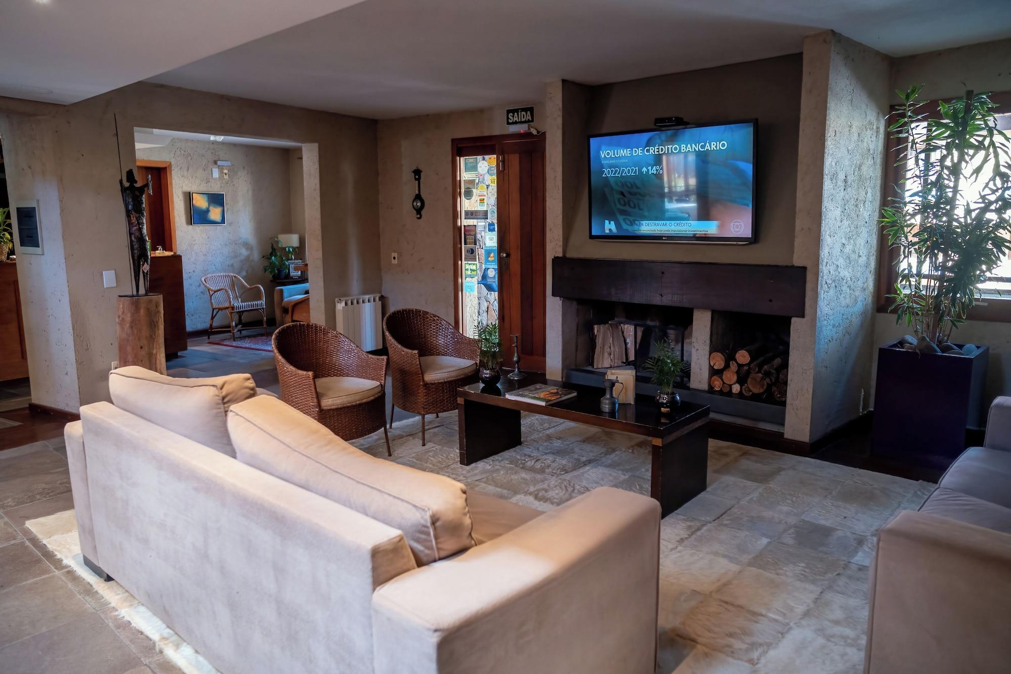 Vista Lobby Estalagem Vila Suzana