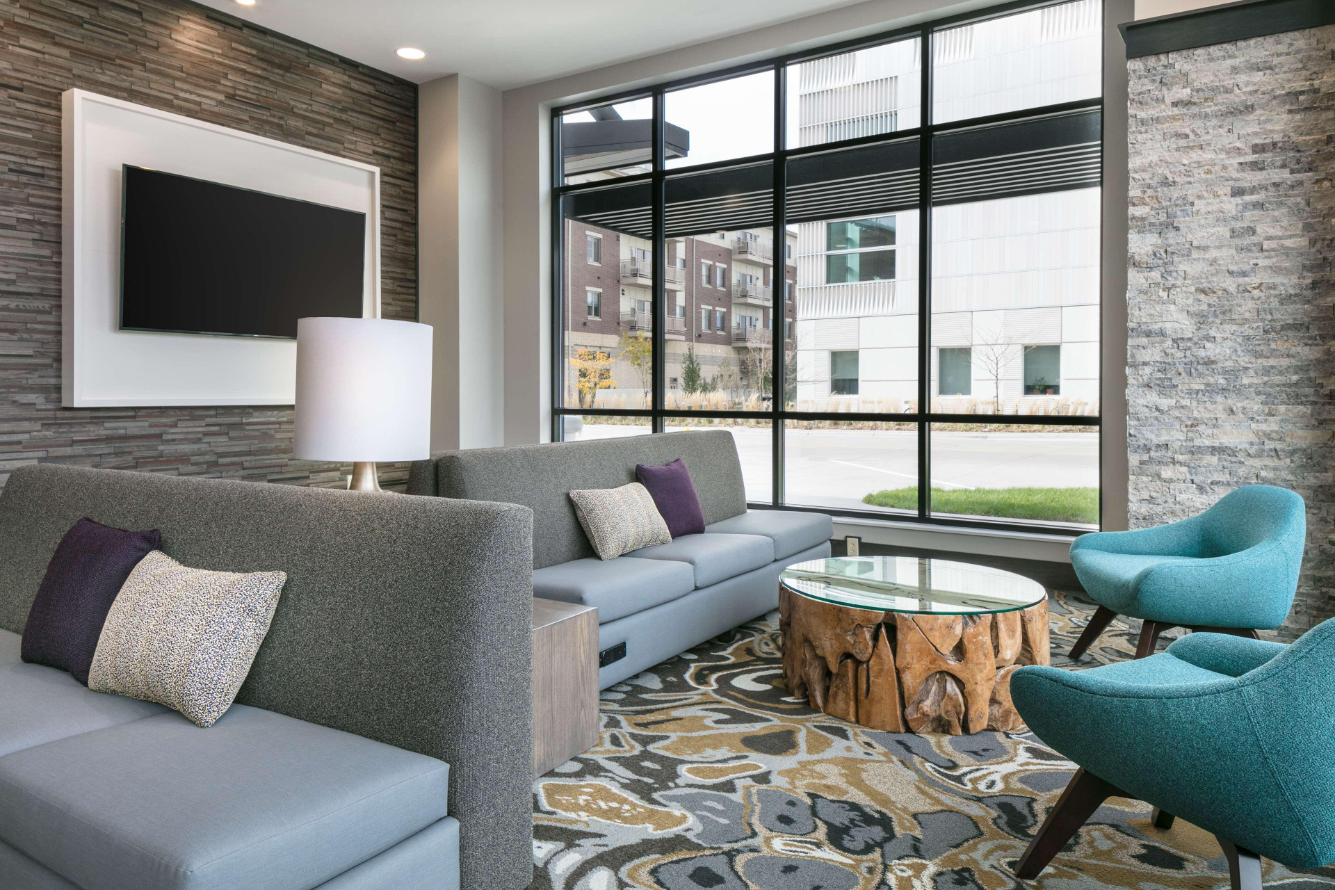 Vista Lobby Hilton Garden Inn Iowa City Downtown University