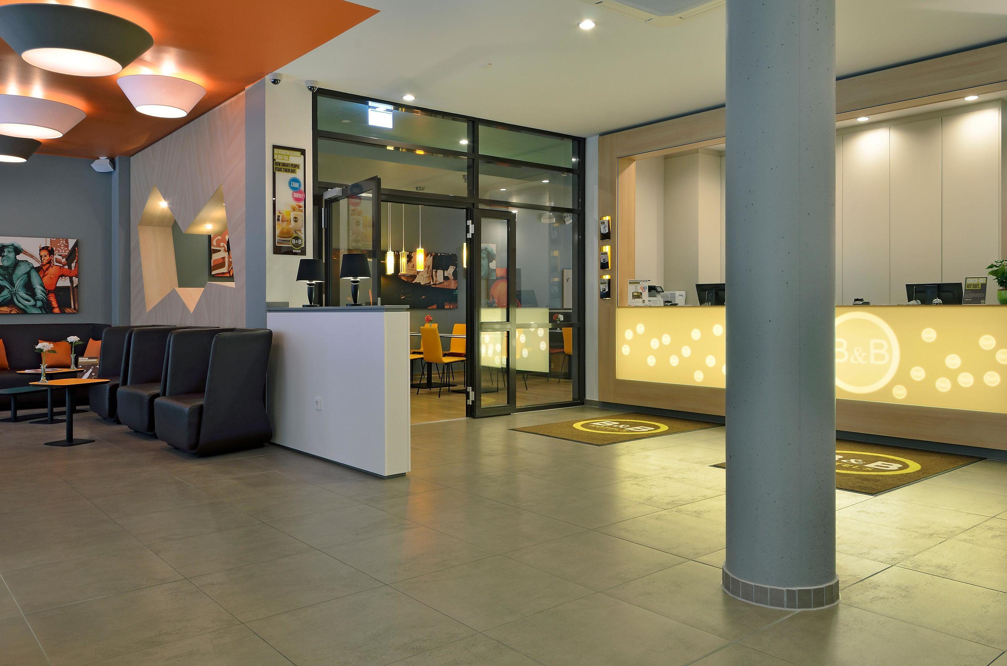 Vista Lobby B&B Hotel Leipzig-City