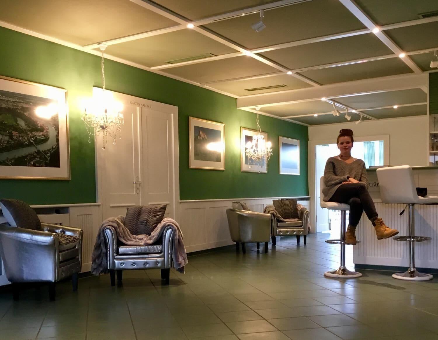 Vista Lobby Garten Hotel Salzach Garni
