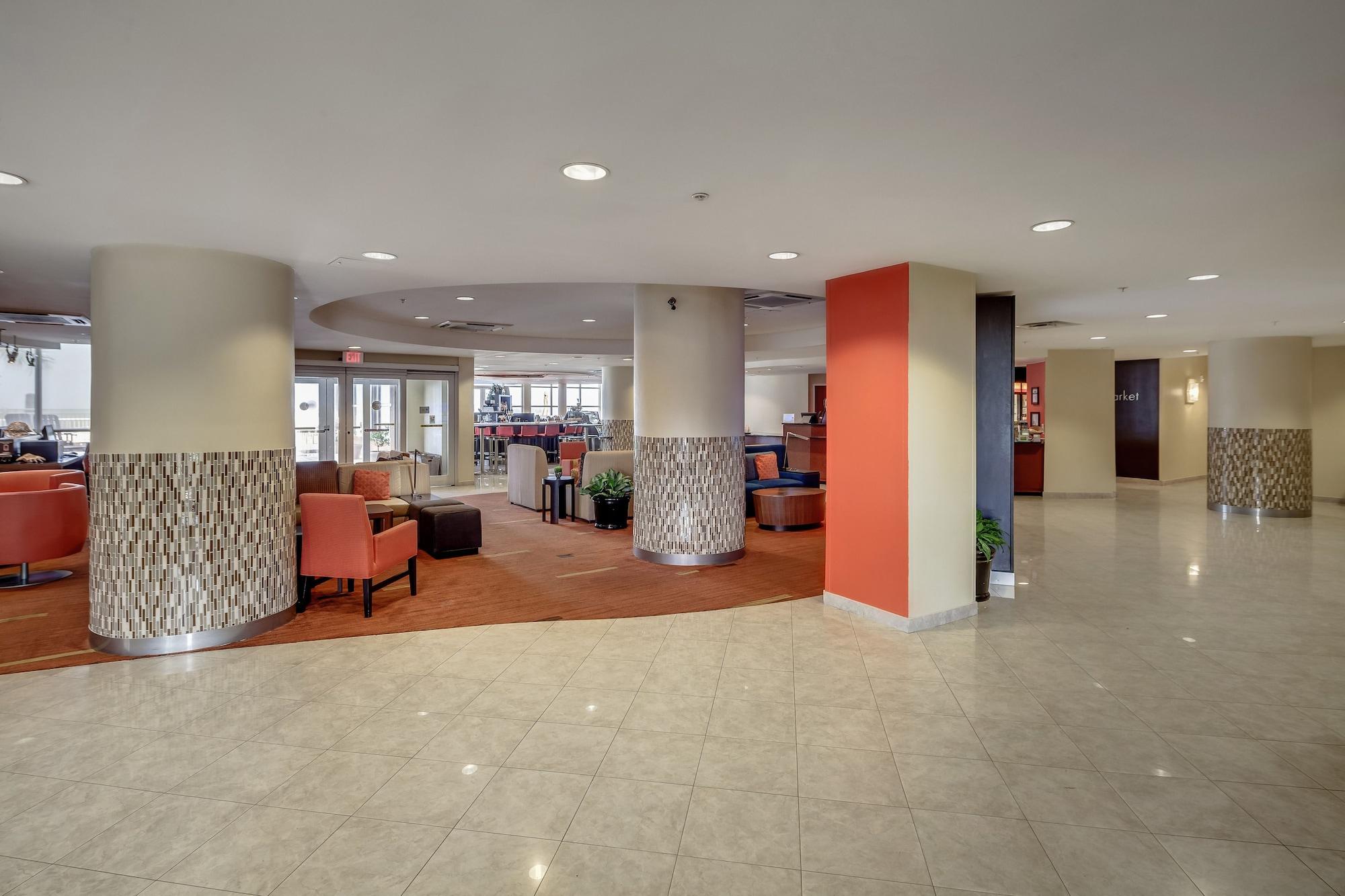 Vista Lobby Courtyard by Marriott Jacksonville Beach Oceanfront
