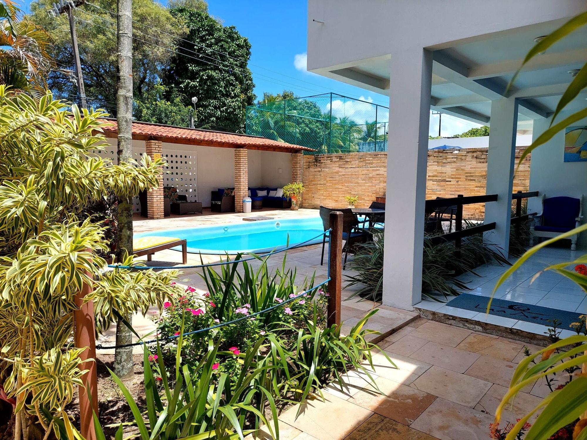 Vista Piscina Pousada Lua Azul