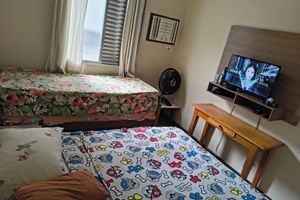 Alquiler Temporario - Next to the sea with air conditioning and Wi-Fi Enseada Guarujá(Tortuga)shops on the doorstep!Secure