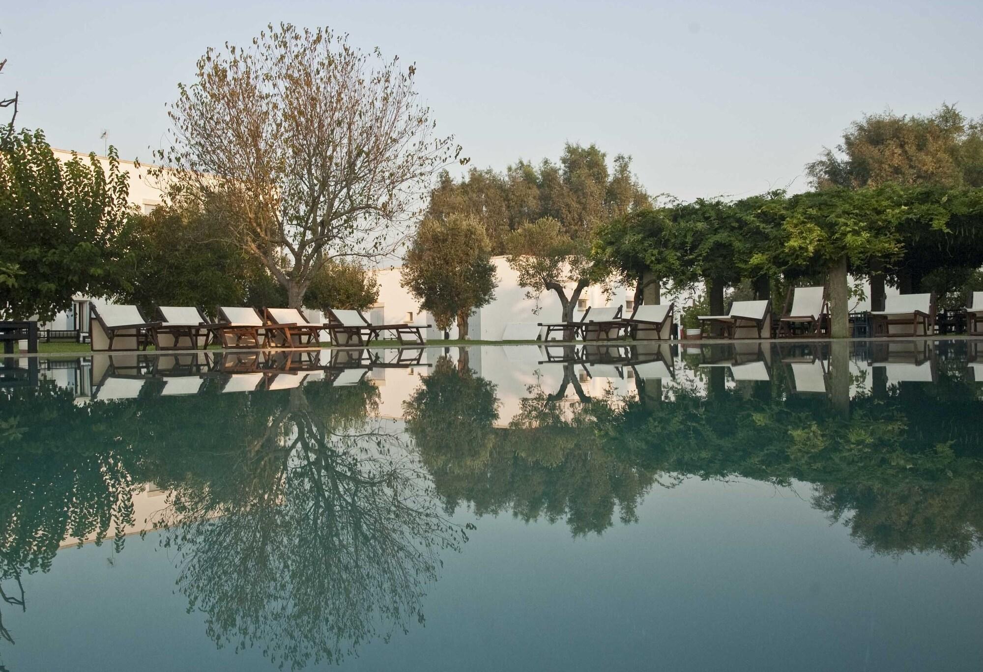 Vista Piscina Masseria Montelauro