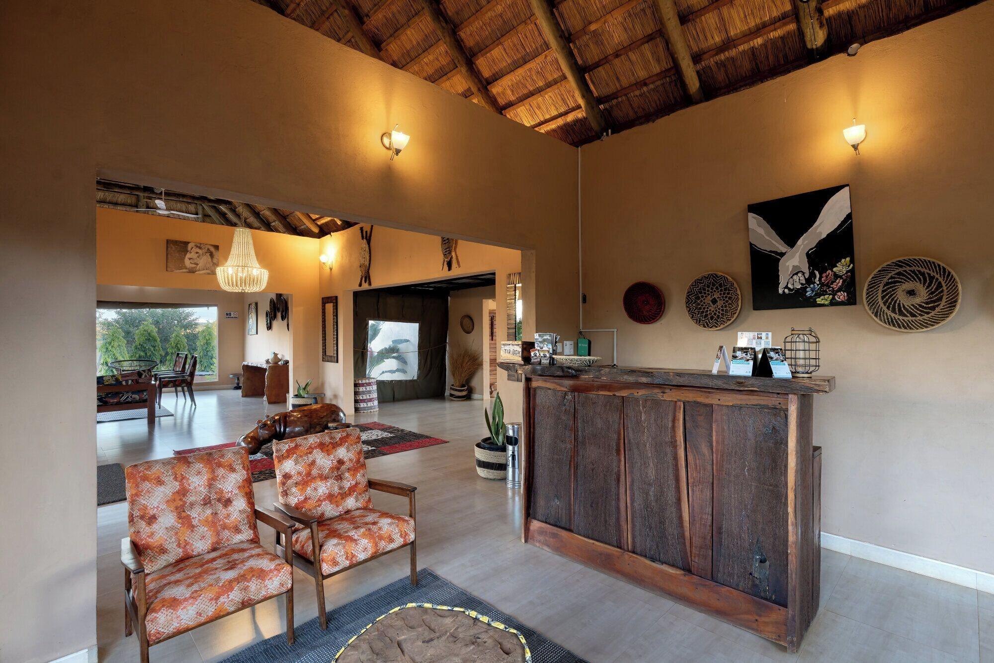 Vista Lobby The Nkhosi Livingstone Lodge and Spa