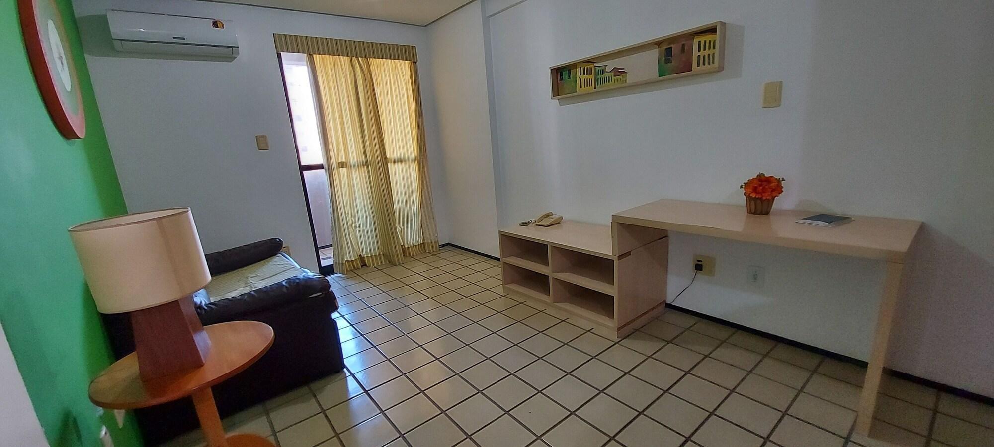 Equipamiento de Habitación Flat Number One Ferreira Hospdagens