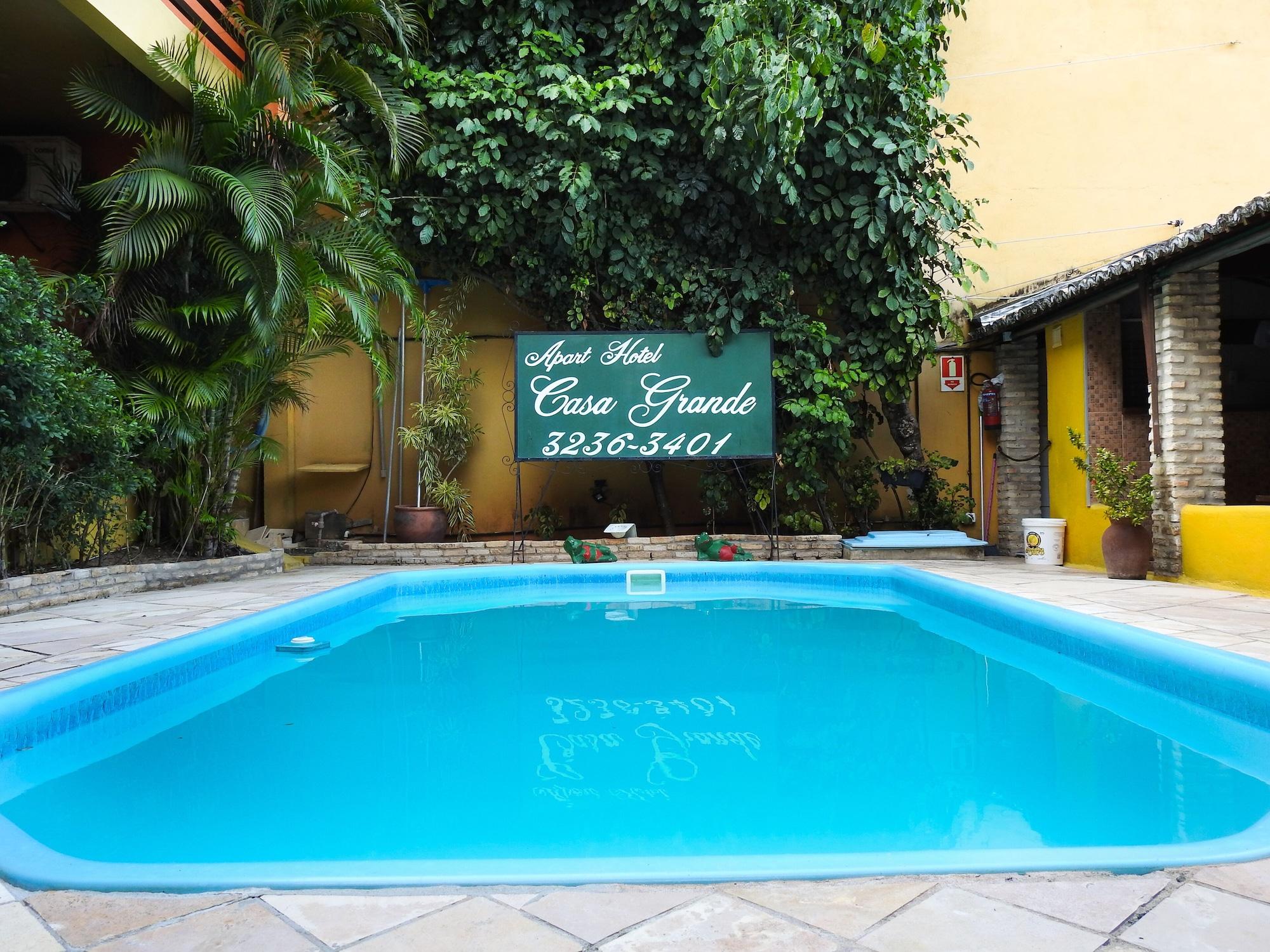 Vista da piscina Apart Hotel Casa Grande