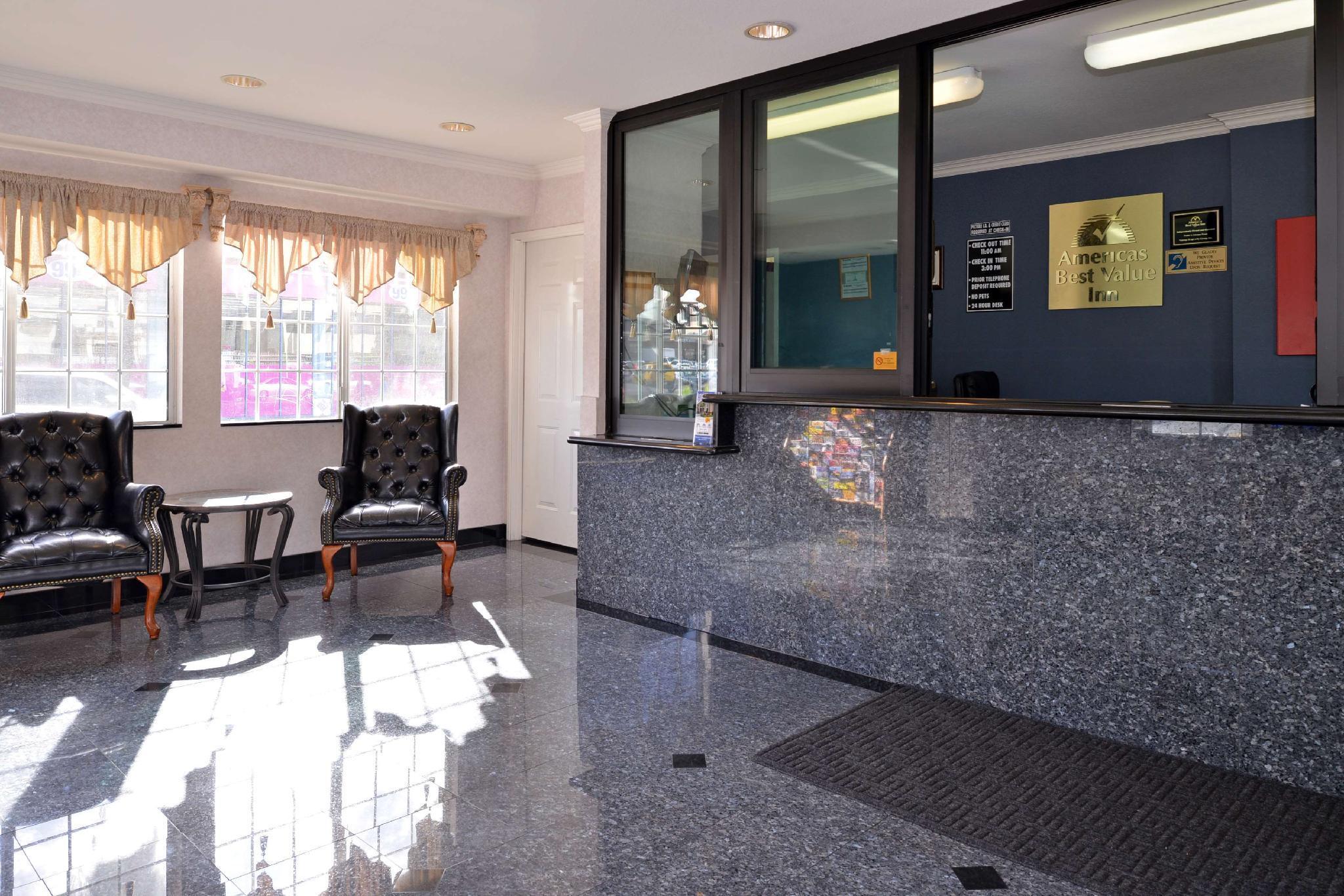 Vista Lobby Americas Best Value Inn Hollywood Los Angeles