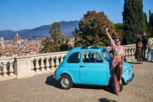 Actividad - Paseo privado en FIAT 500 de época por la Toscana con degustación