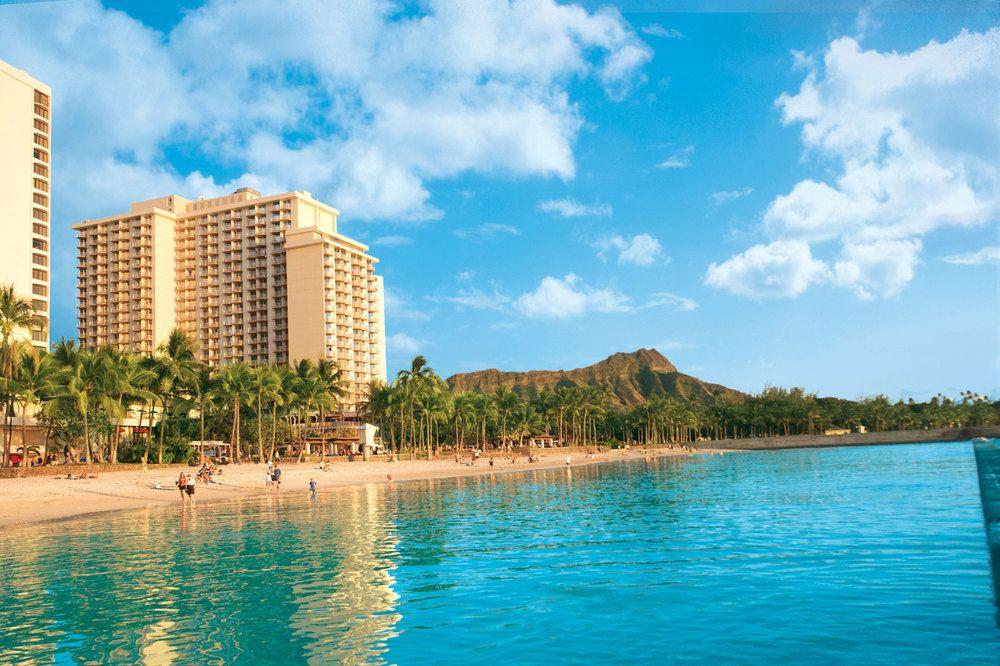Vista Exterior Aston Waikiki Beach Hotel