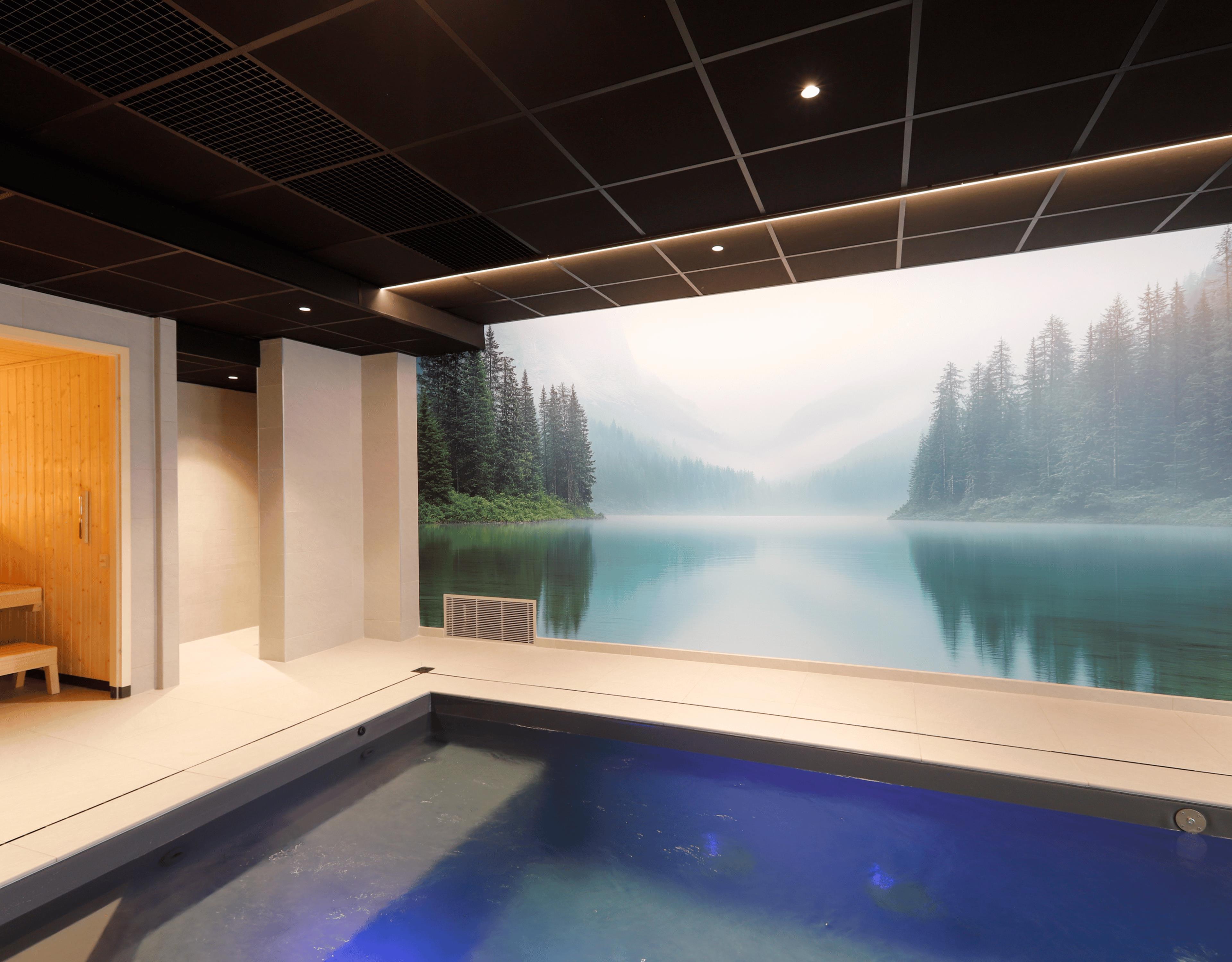 Vista Piscina Kyriad Montbéliard Sochaux Hôtel & Spa