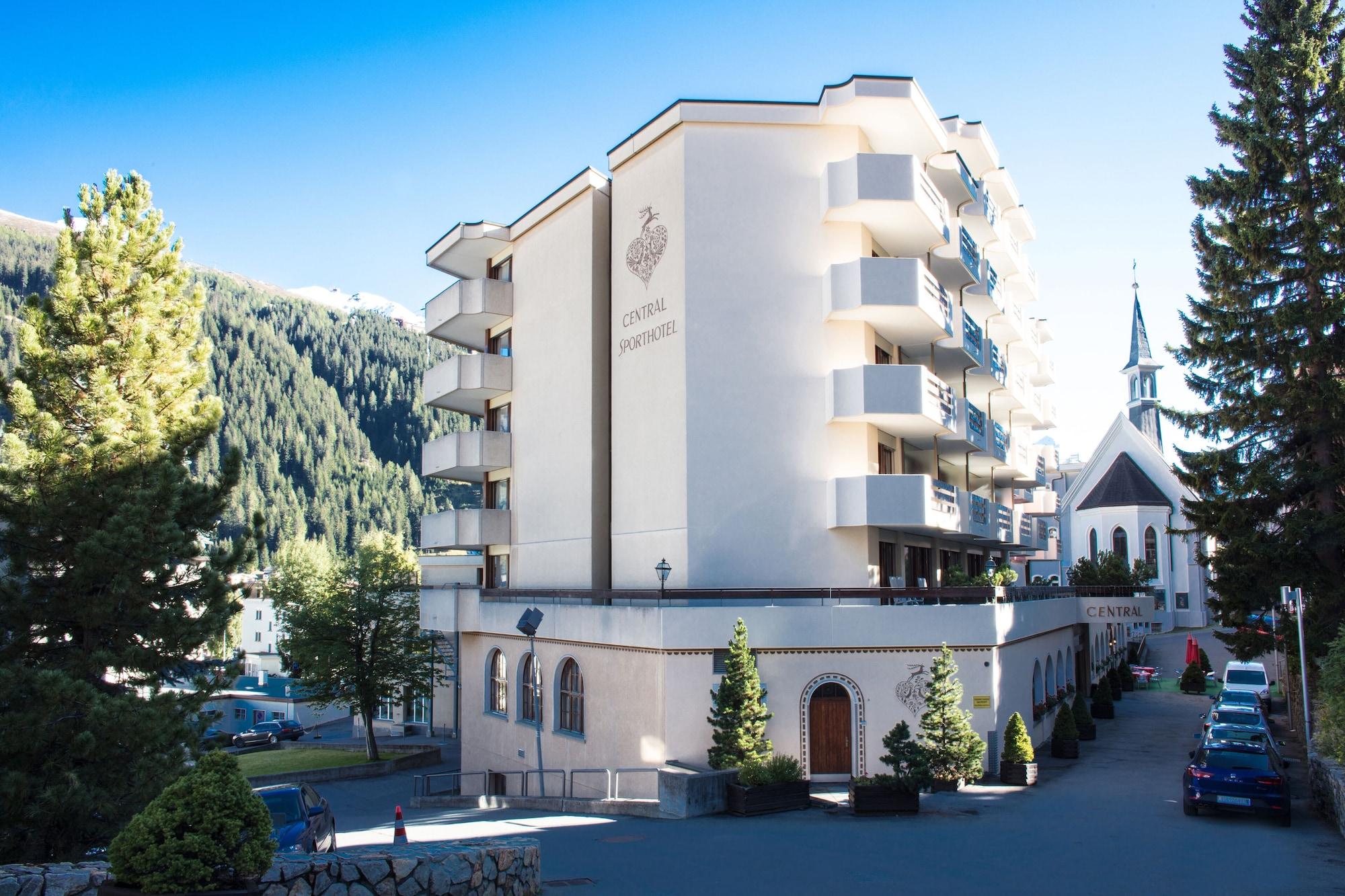 Vista Exterior Central Sporthotel Davos