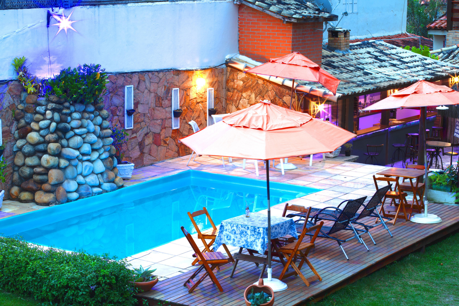 Vista Piscina Pousada Kairos Buzios & Spa