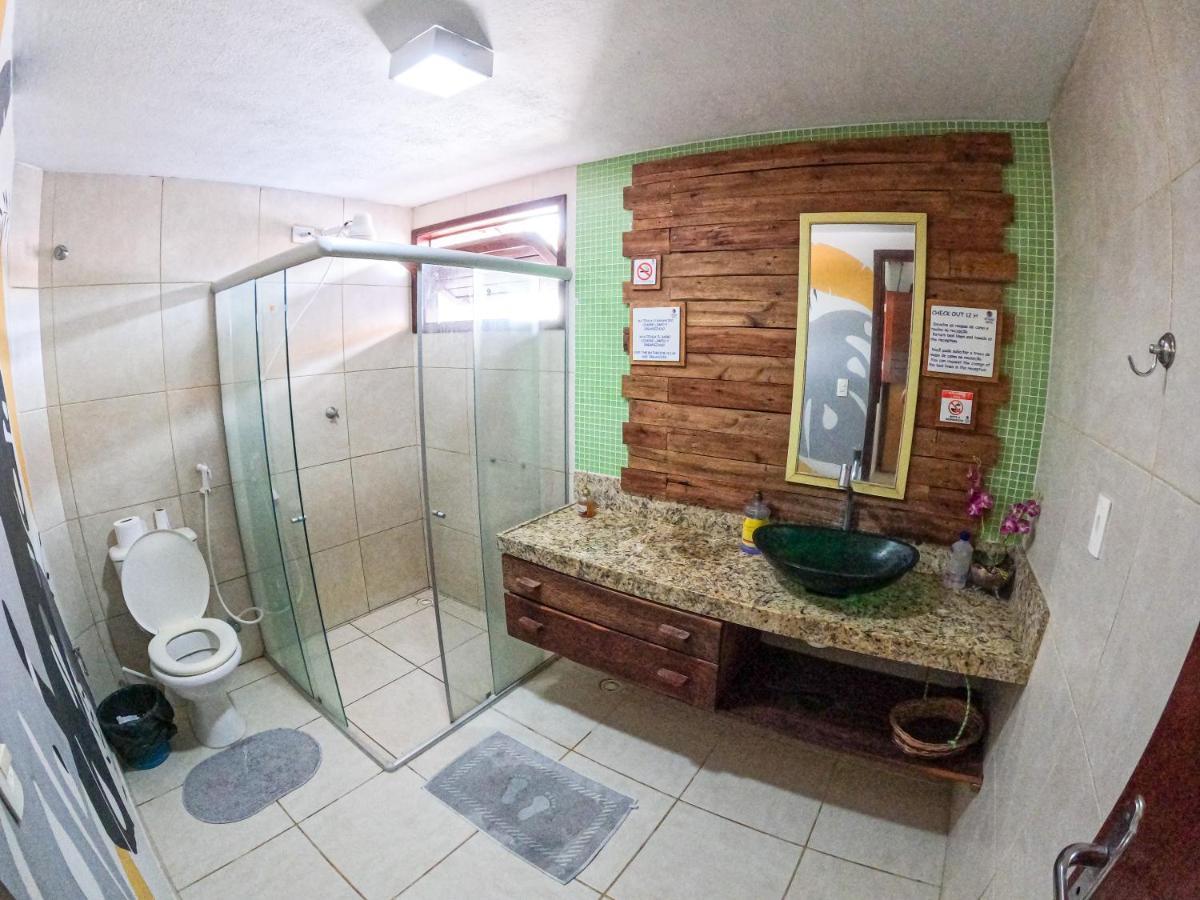 Baño The Beach Hostel Milagres