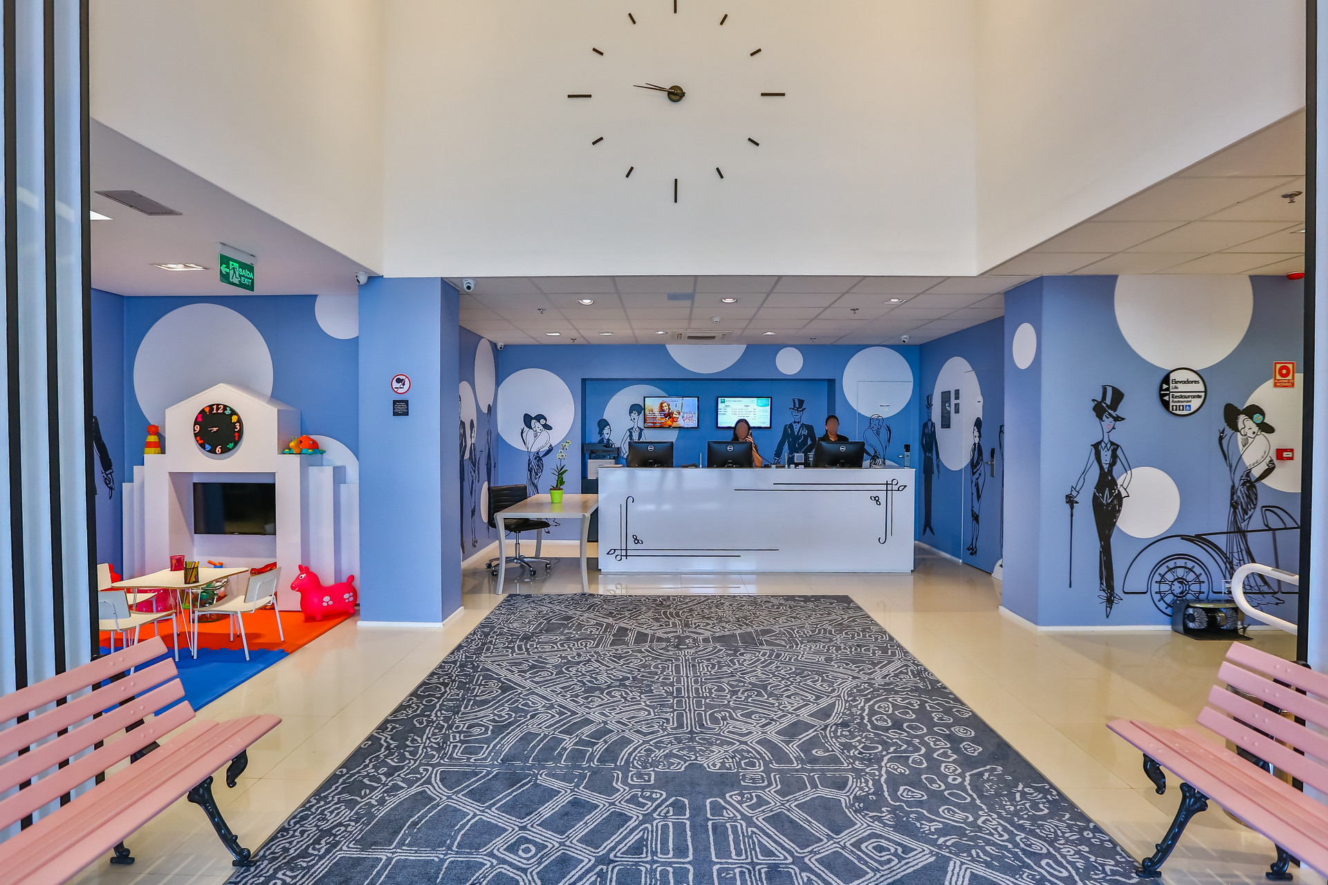 Vista Lobby Hotel ibis Styles Goiânia Marista