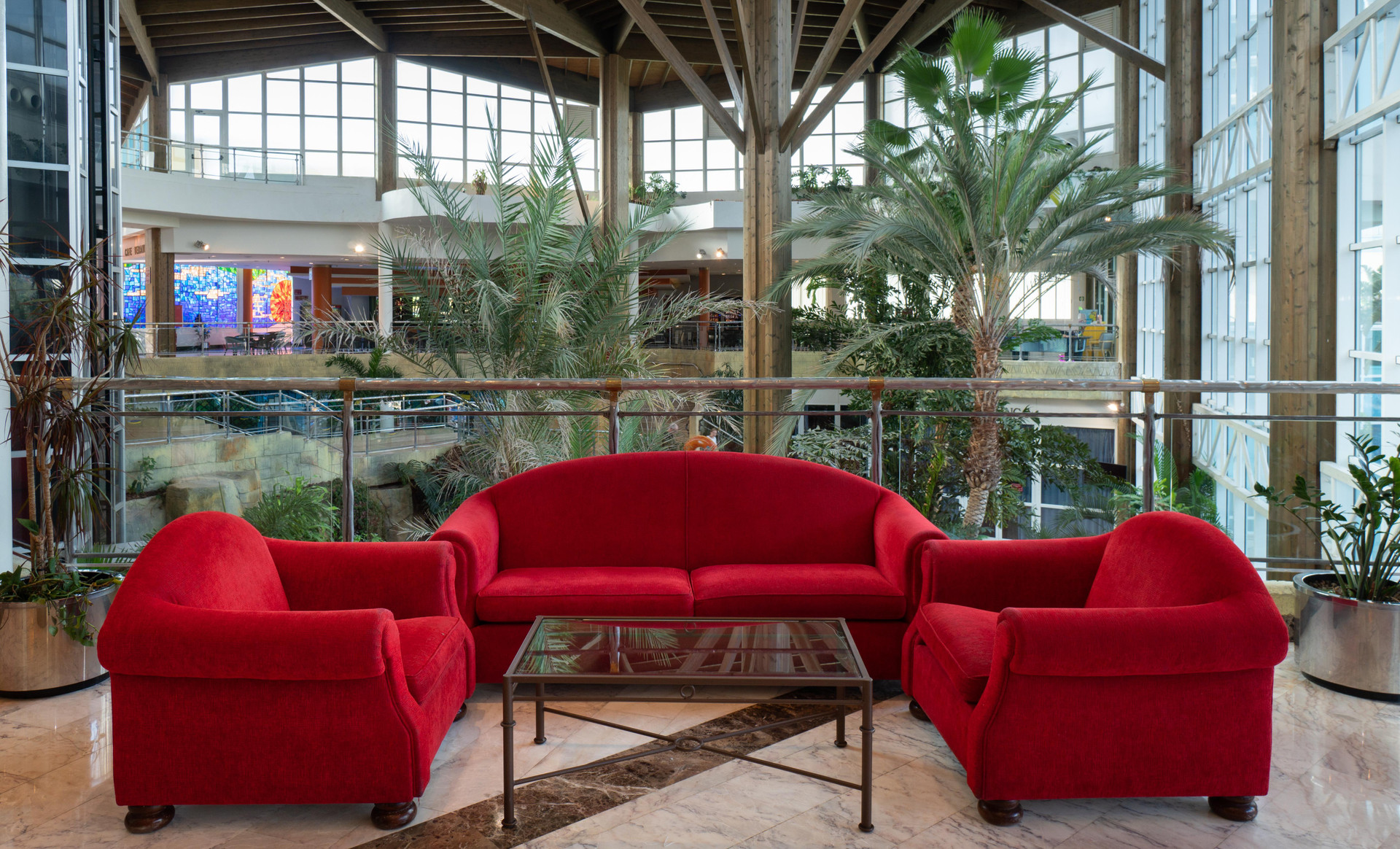 Vista Lobby Medplaya Hotel Flamingo Oasis