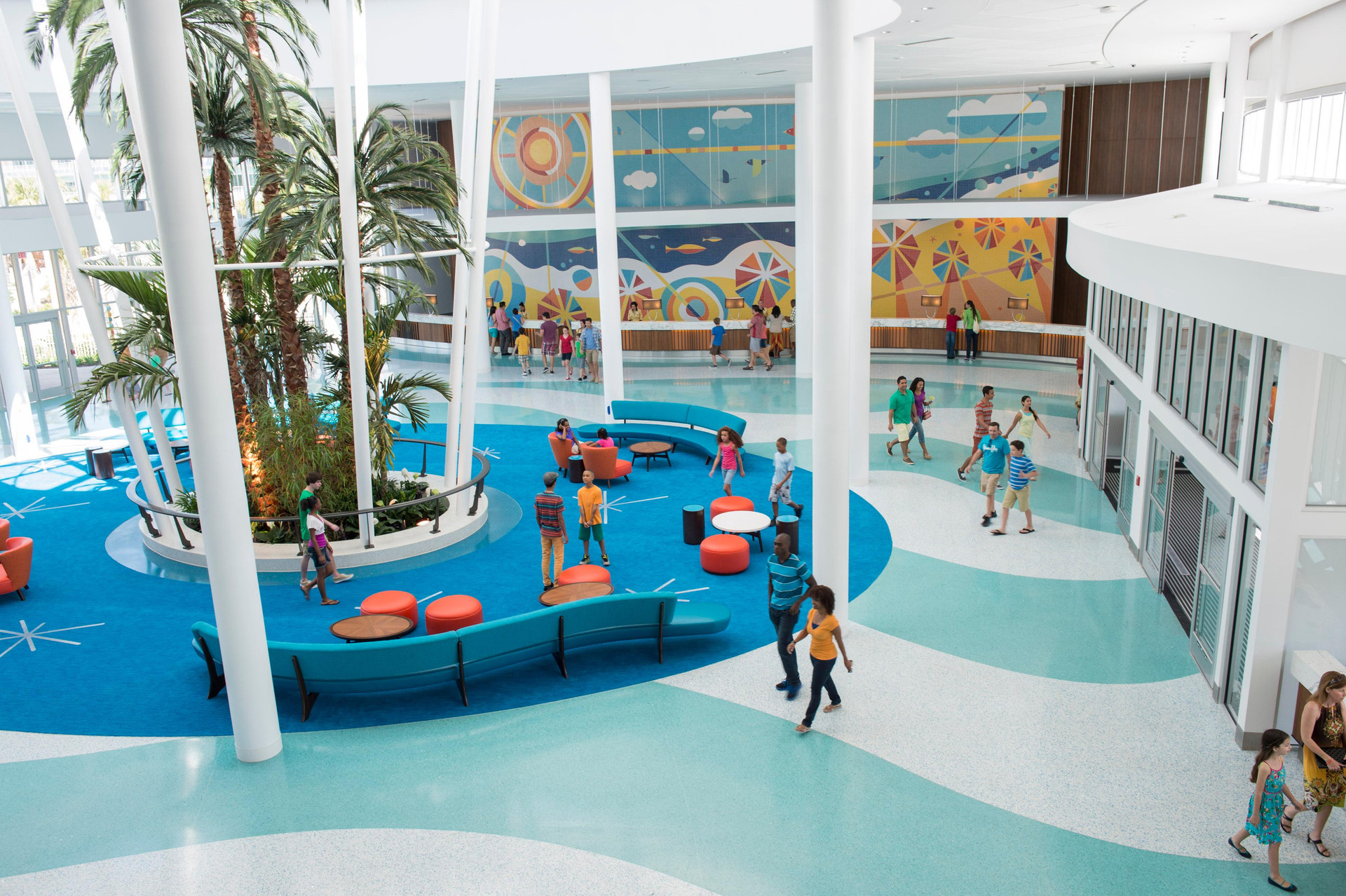Vista Lobby Universal's Cabana Bay Beach Resort