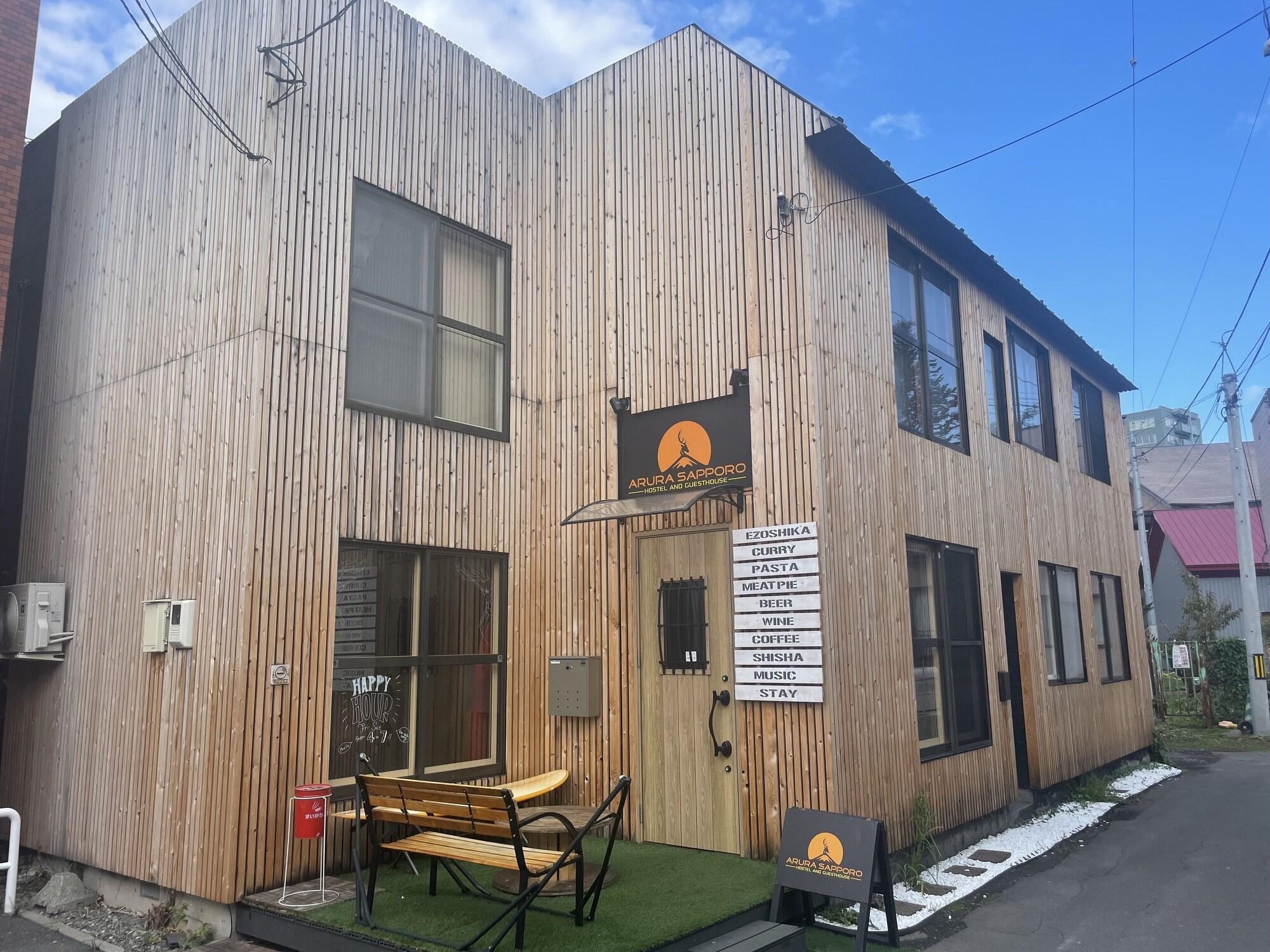Vista Exterior Arura Sapporo - Hostel