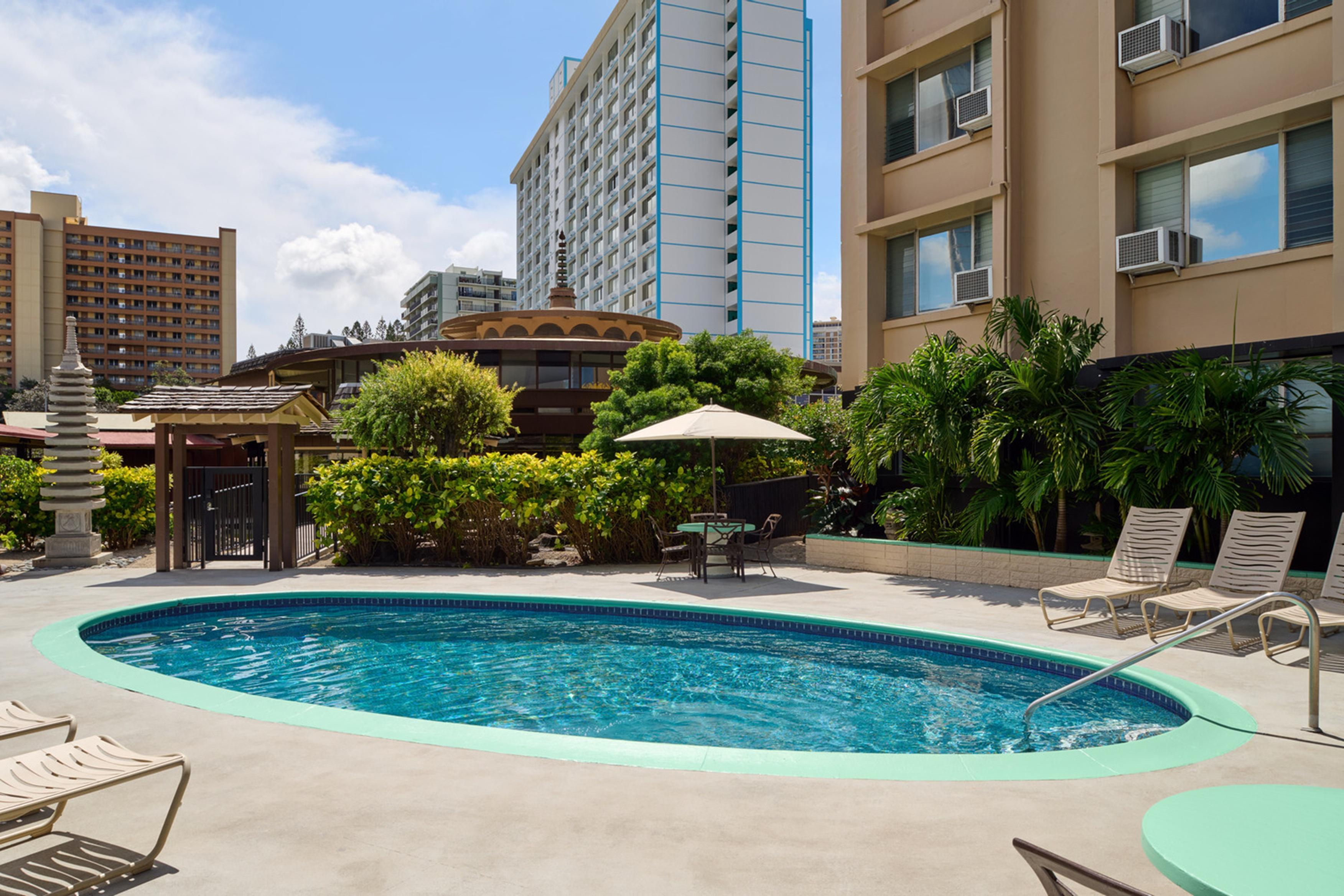 Vista Piscina Pagoda Hotel