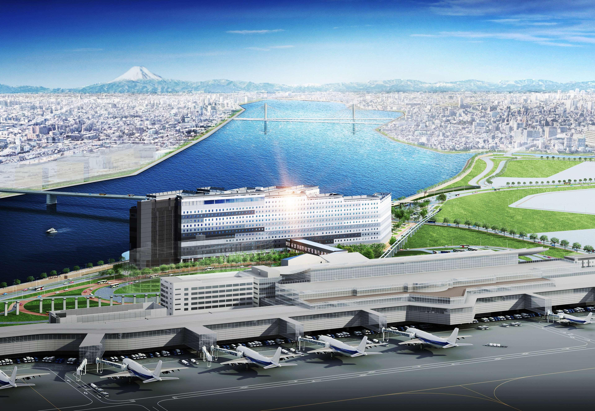Vista Exterior Hotel Villa Fontaine Grand Haneda Airport