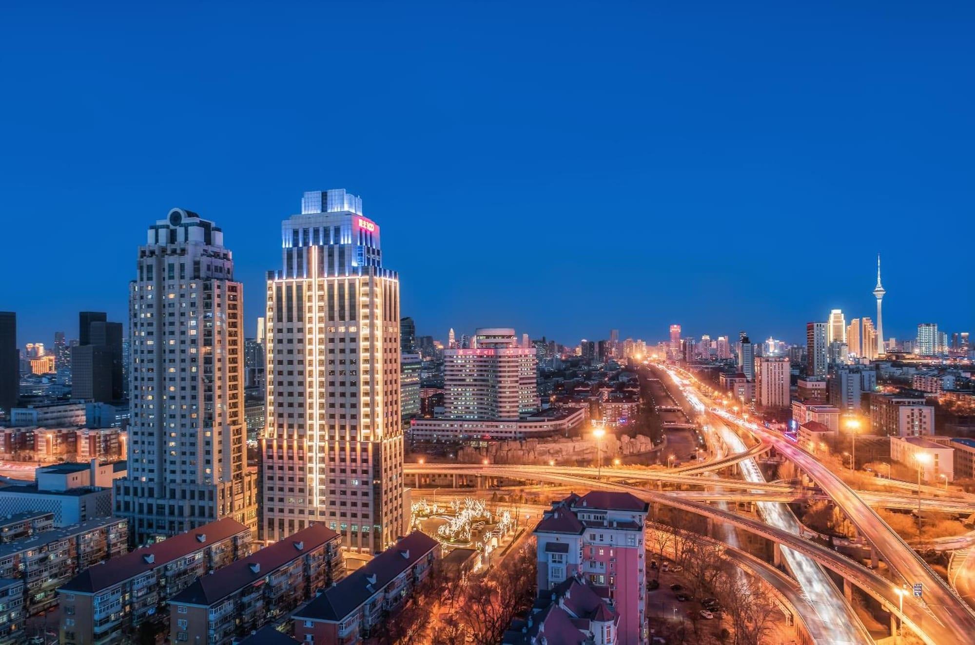 Vista Exterior Himalaya Serviced Residences Nankai Tianjin