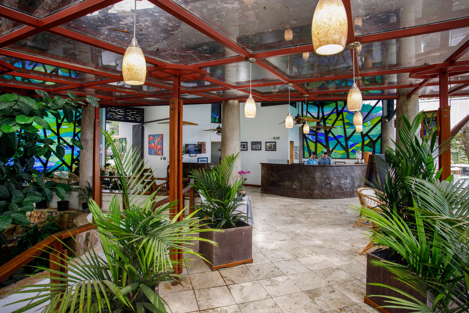 Vista Lobby Si Como No Resort, Spa and Wildlife Refuge