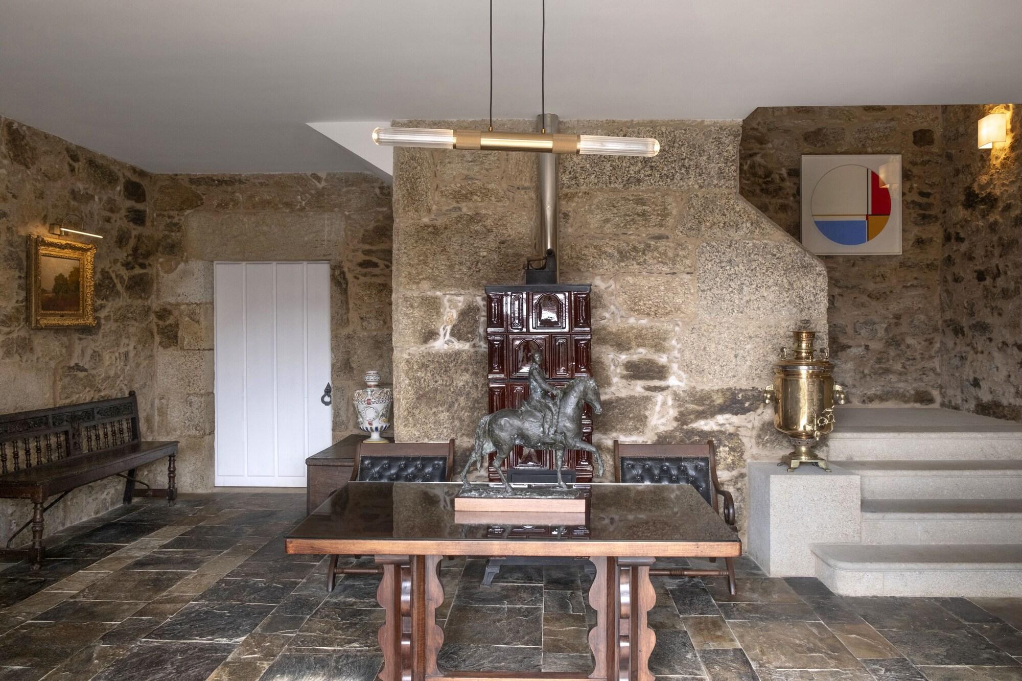 Vista Lobby Hotel Pazo de Bieite