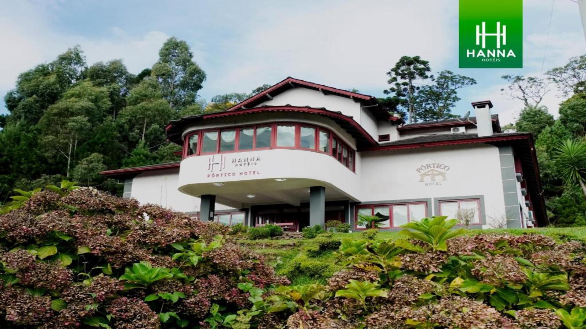 Vista da fachada HANNA Pórtico Gramado Hotel