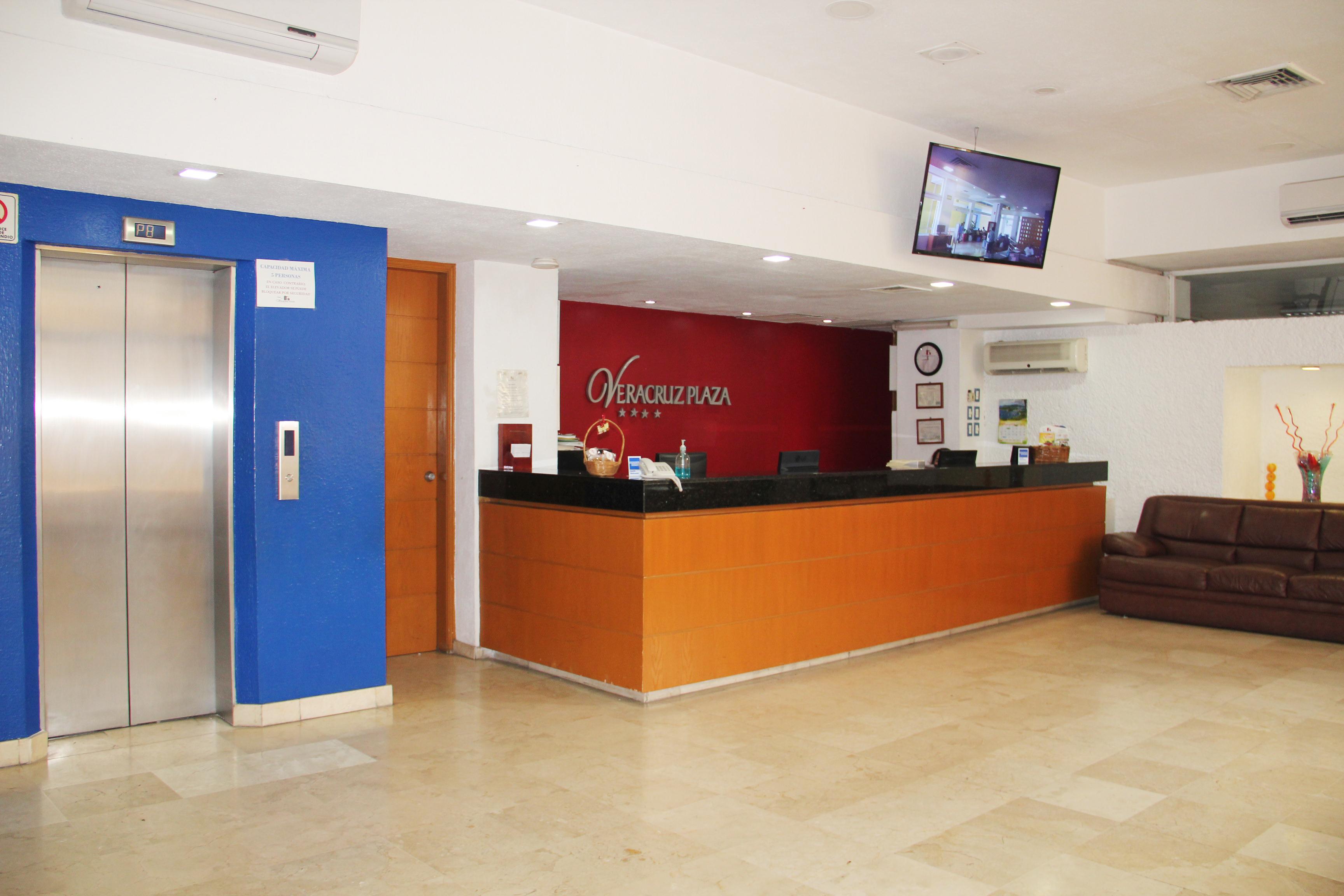 Vista Lobby Grand Hotel Plaza Veracruz