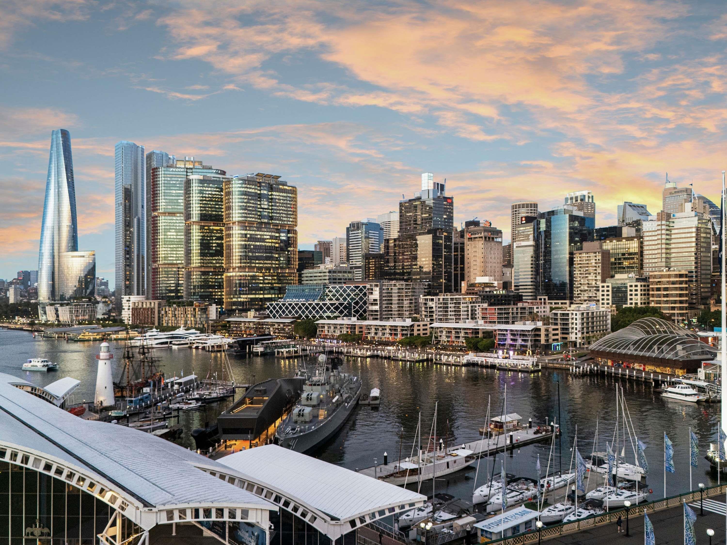 Vista Exterior Novotel Sydney on Darling Harbour