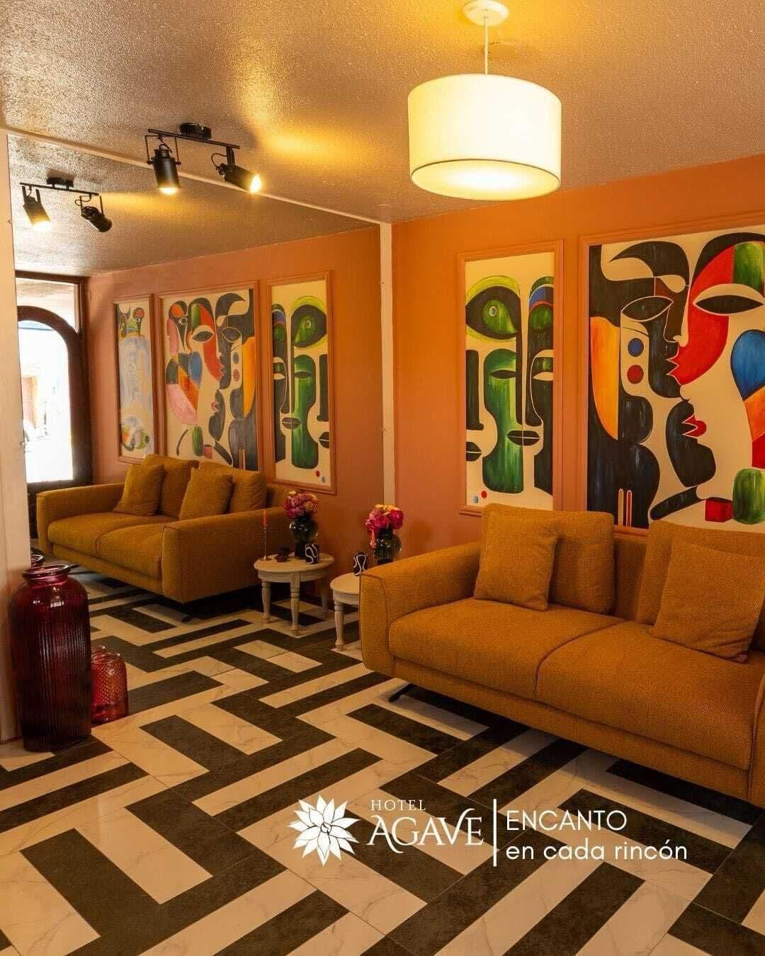 Vista Lobby Hotel Casa Agave