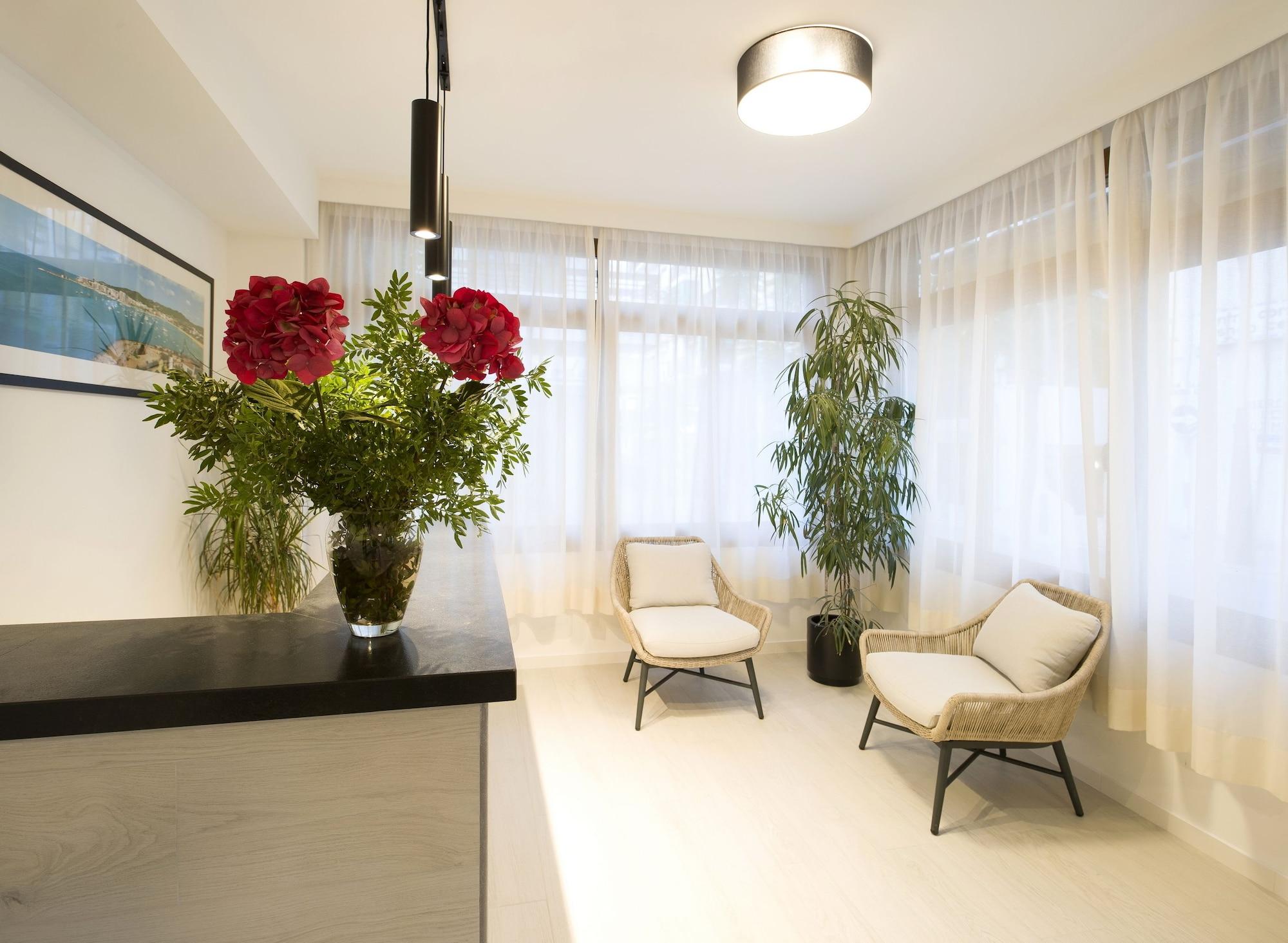 Vista Lobby Hostal Mallorca